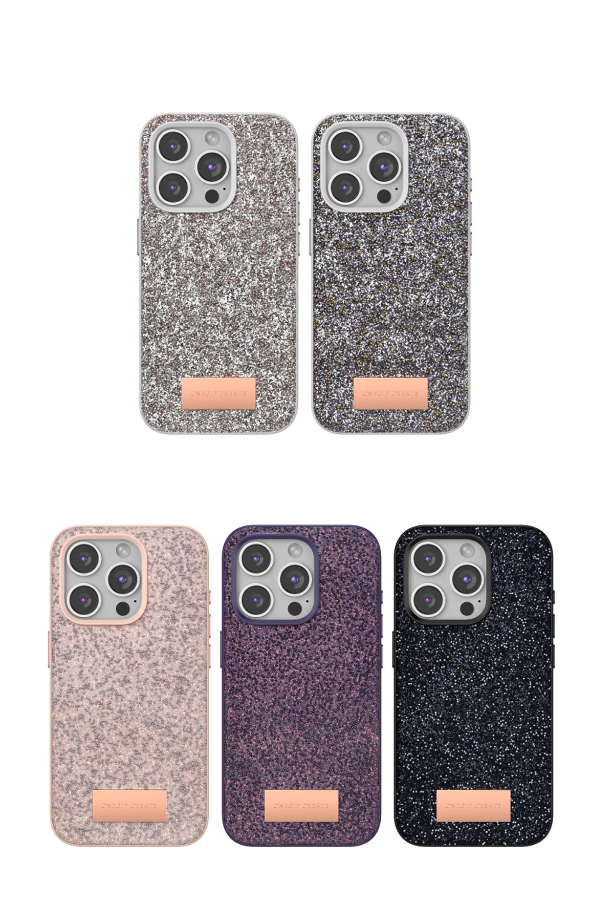 Onegif iPhone 14 Bright Simli Kapak - Derin Mor