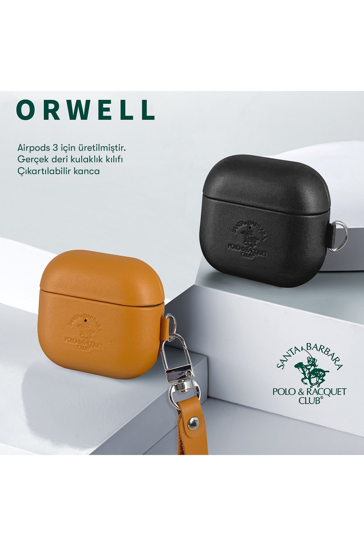 Santa Barbara Polo Racquet Club Airpods 3 (3.nesil) Orwell Kılıf - Mor