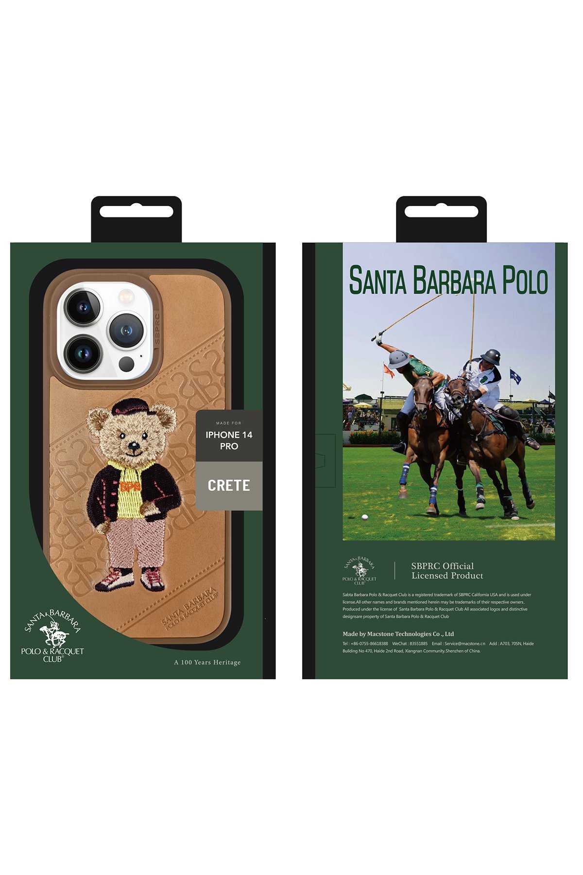 Santa Barbara Polo Racquet Club iPhone 13 Pro Parker Stand Kapak - Mavi