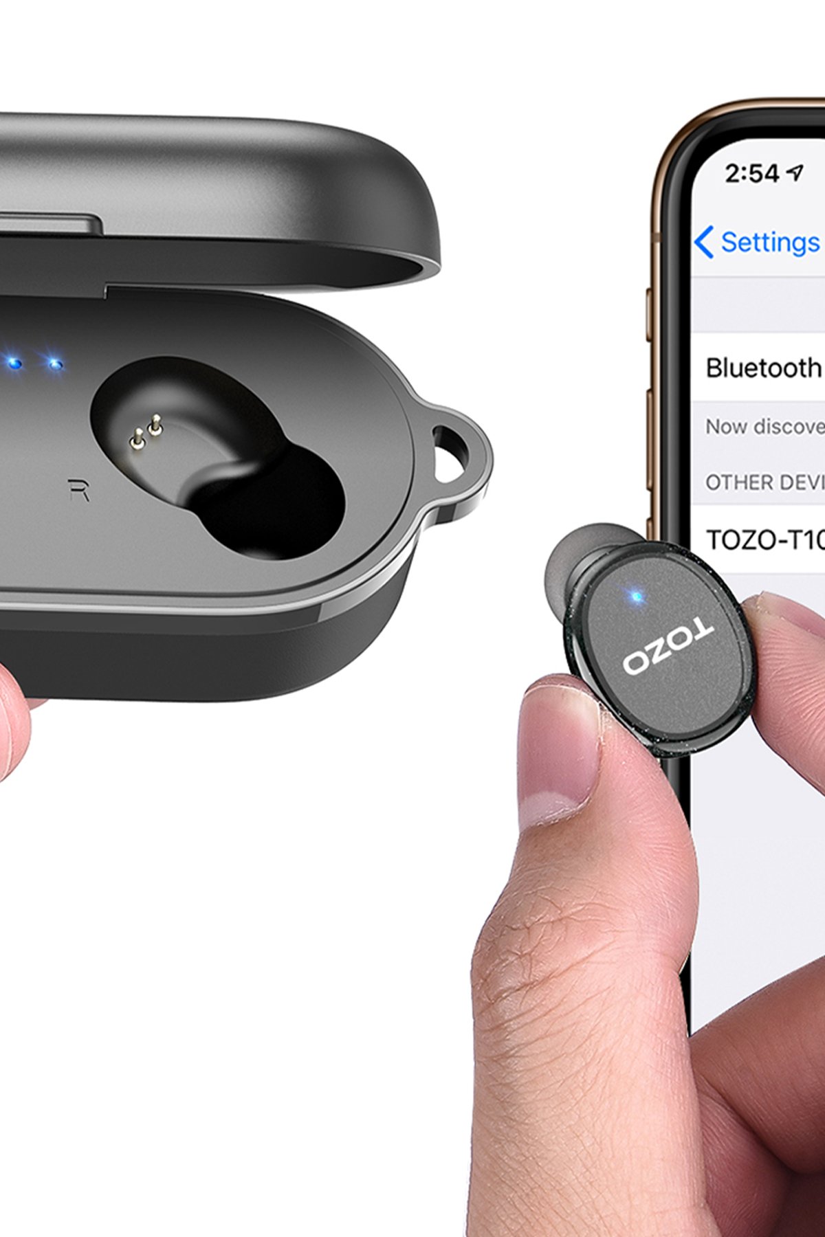 Tozo A3 Çağrı Gürültü Engelleyici Özellikli Ultra Hafif Bluetooth 5.3 Kablosuz TWS Airpods Kulaklık - Beyaz