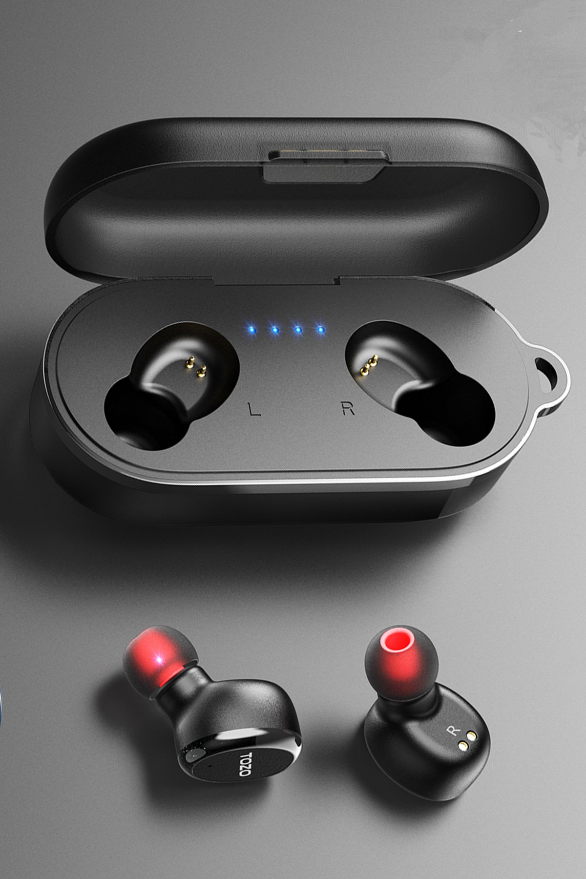 Tozo A3 Çağrı Gürültü Engelleyici Özellikli Ultra Hafif Bluetooth 5.3 Kablosuz TWS Airpods Kulaklık - Beyaz