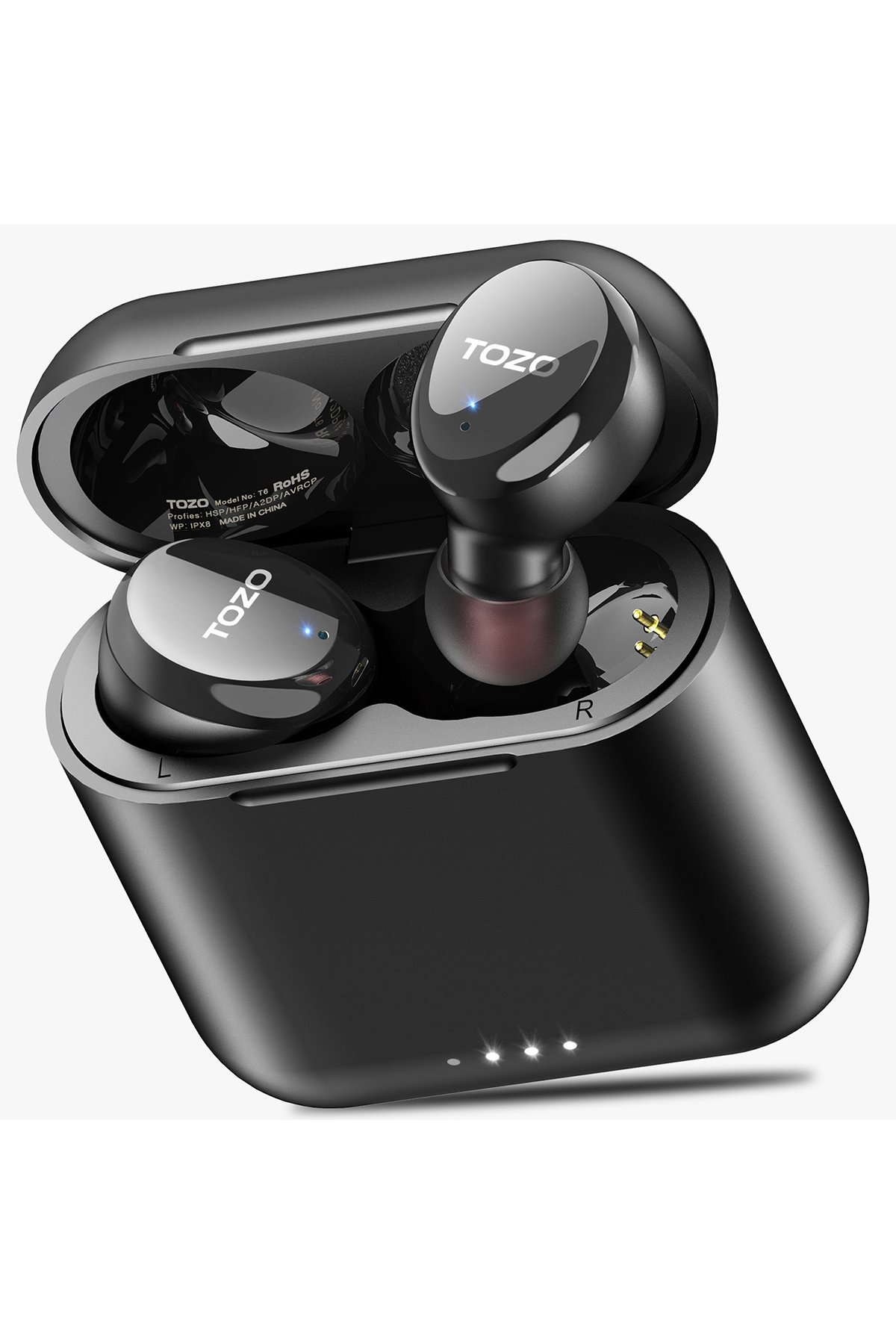 Tozo A3 Çağrı Gürültü Engelleyici Özellikli Ultra Hafif Bluetooth 5.3 Kablosuz TWS Airpods Kulaklık - Beyaz