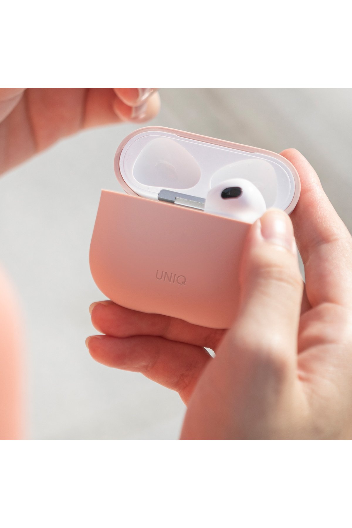 Uniq Airpods 3 (3.nesil) Nexo Silikon Kılıf - Lacivert