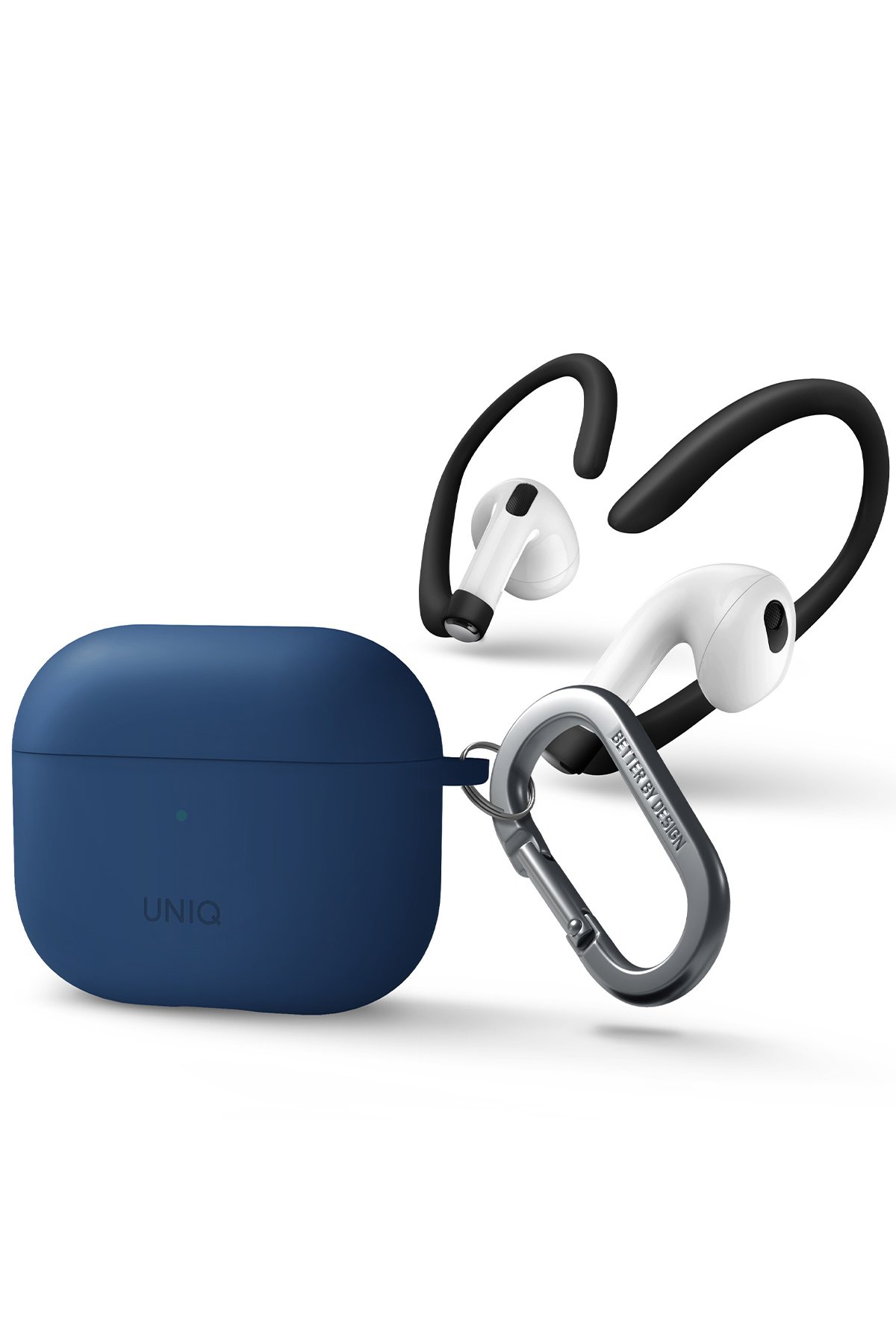 Uniq Airpods 3 (3.nesil) Glase Silikon Kılıf - Şeffaf