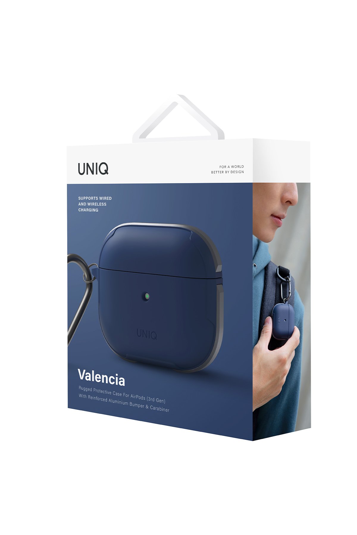 Uniq Airpods 3 (3.nesil) Vencer Silikon Kılıf - Bordo