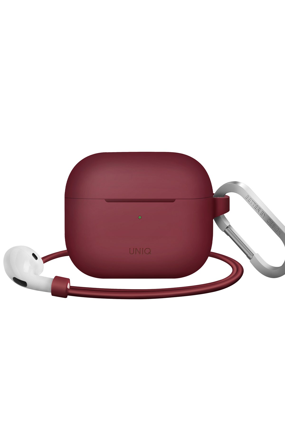 Uniq Airpods 3 (3.nesil) Lino Silikon Kılıf - Gri