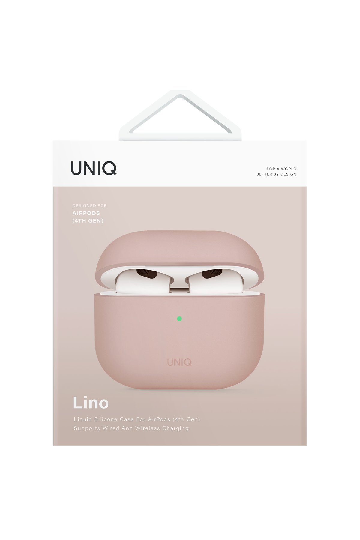 Uniq Airpods 4 (4.nesil) Glase Silikon Kılıf - Şeffaf