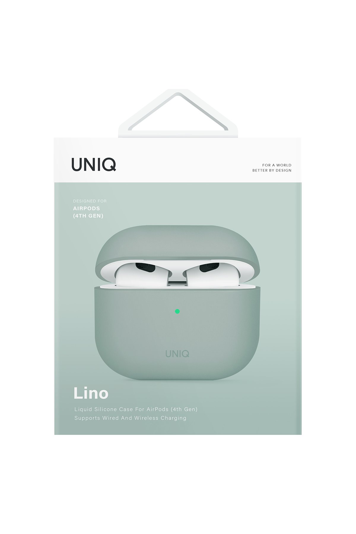 Uniq Airpods 4 (4.nesil) Nexo Silikon Kılıf - Siyah