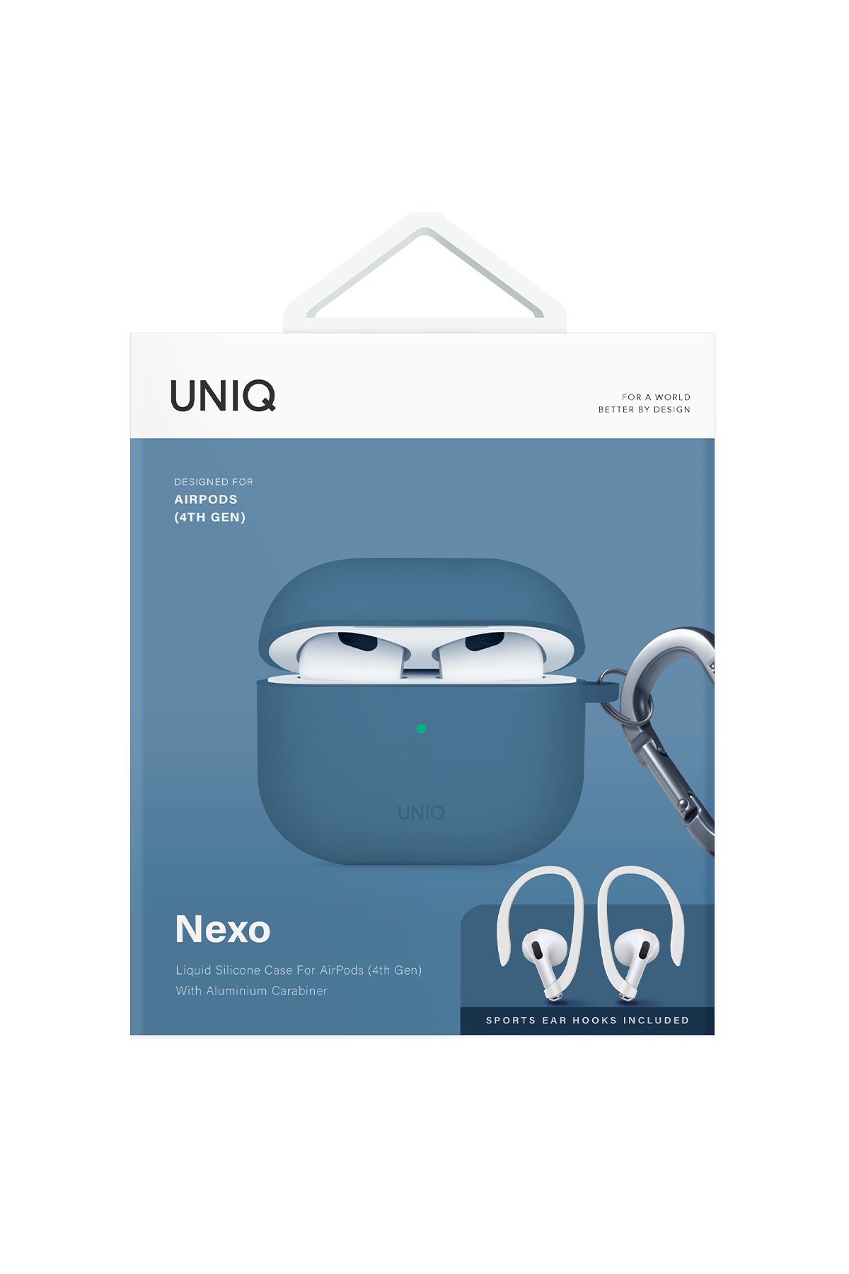 Uniq Airpods 4 (4.nesil) Nexo Silikon Kılıf - Turuncu