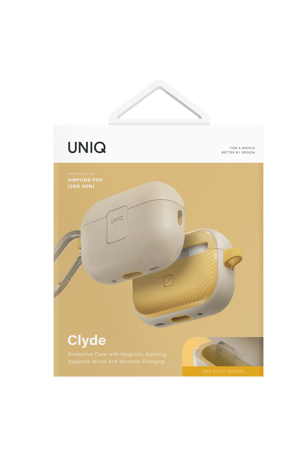 Uniq Airpods Pro 2 (2.nesil) Lino Silikon Kılıf - Yeşil