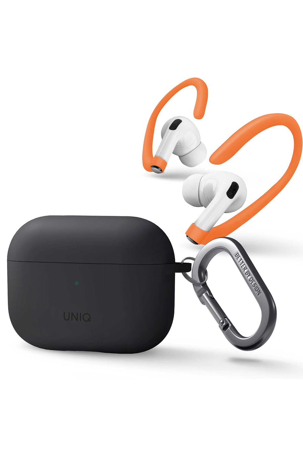 Uniq Airpods Pro 2 (2.nesil) Lyden DS Deri Kılıf - Sarı