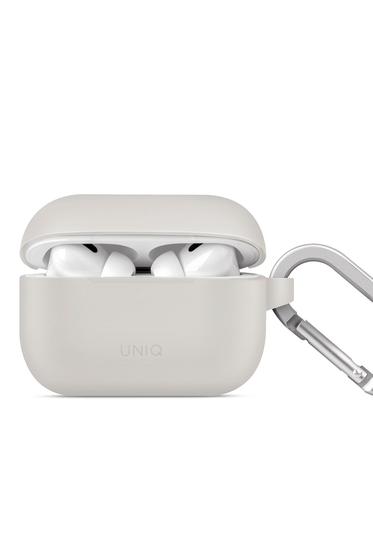 Uniq Airpods Pro 2 (2.nesil) Clyde Kilitli Kılıf - Gri