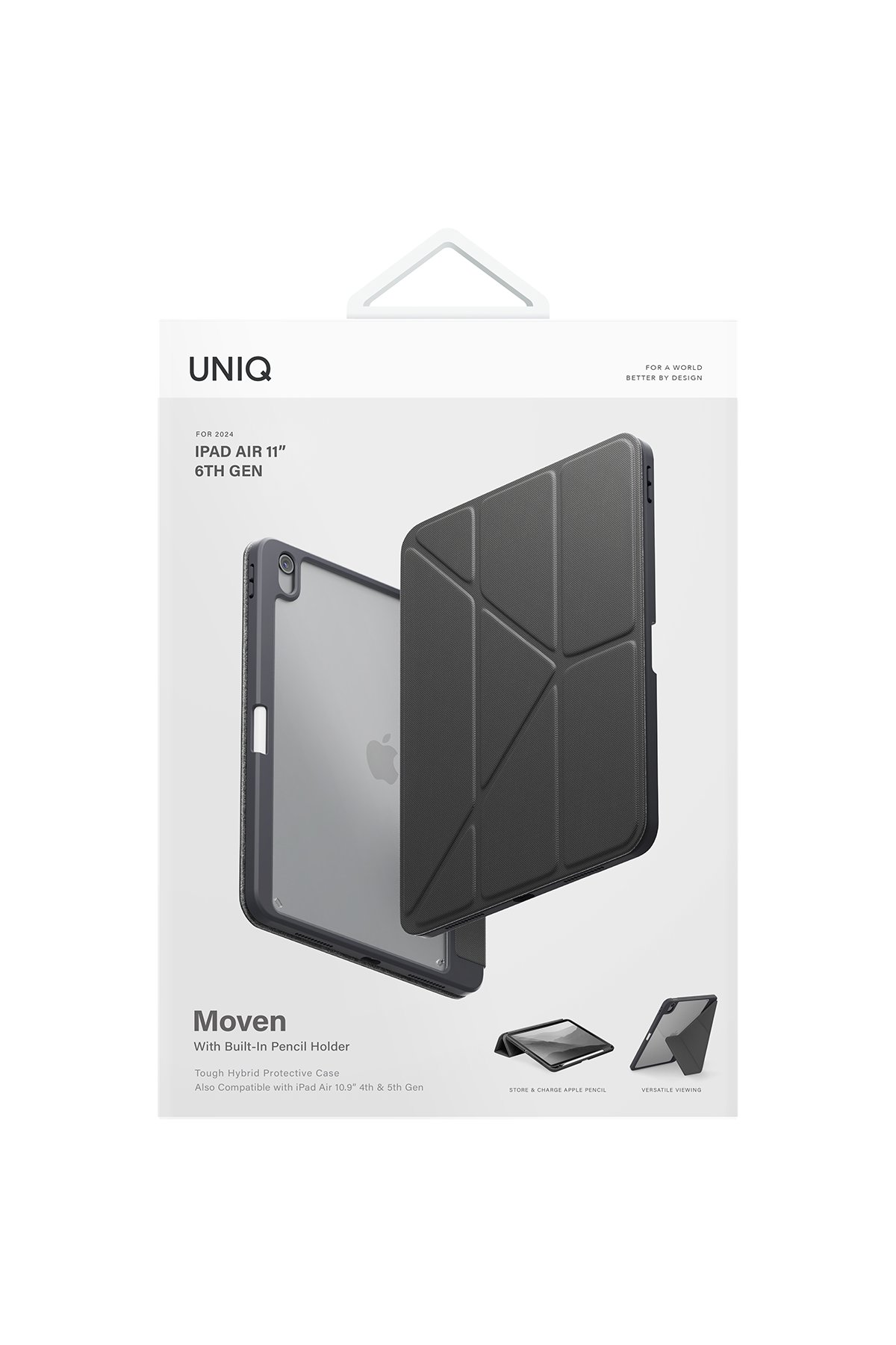 Uniq iPad Air 11 (2024) Camden Katlanabilir Tablet Kapak - Bej