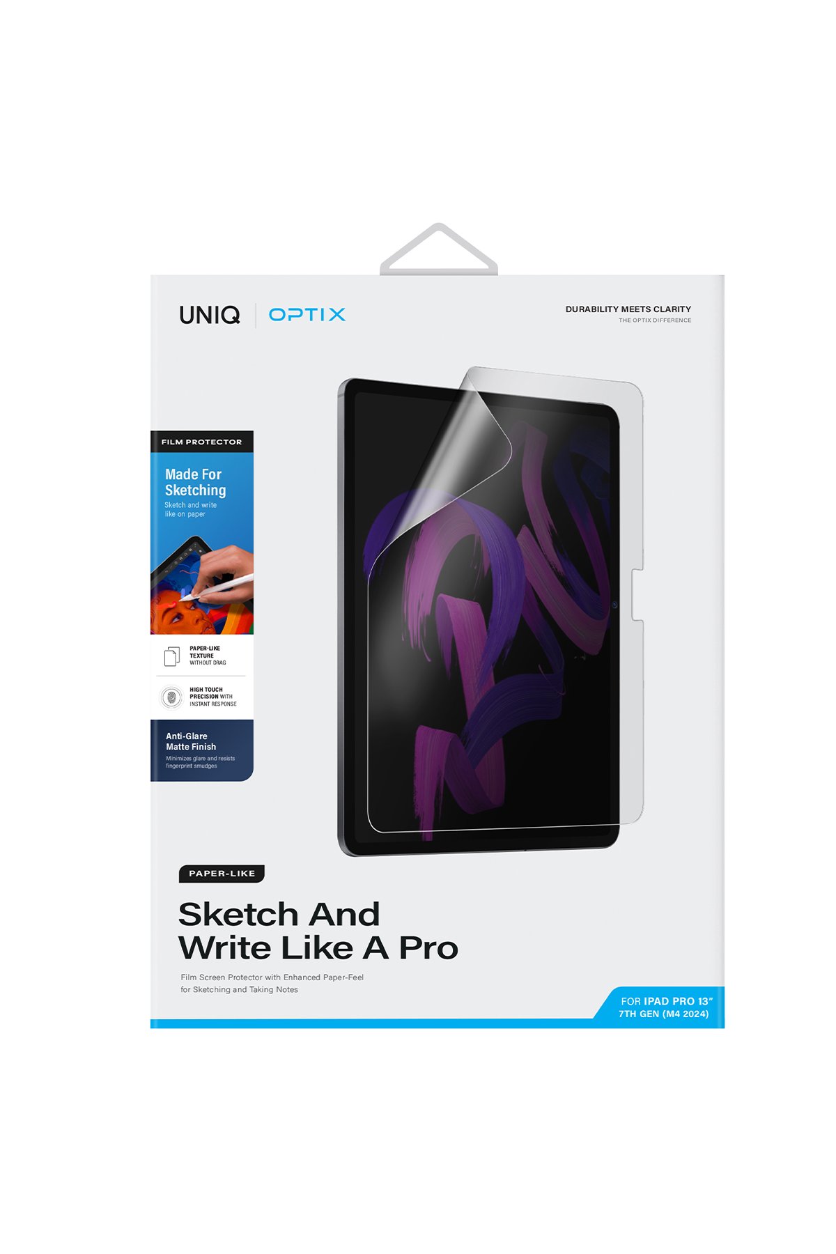 Uniq iPad Pro 13 (2024) Ryze Standlı Katlanabilir Tablet Kapak - Siyah