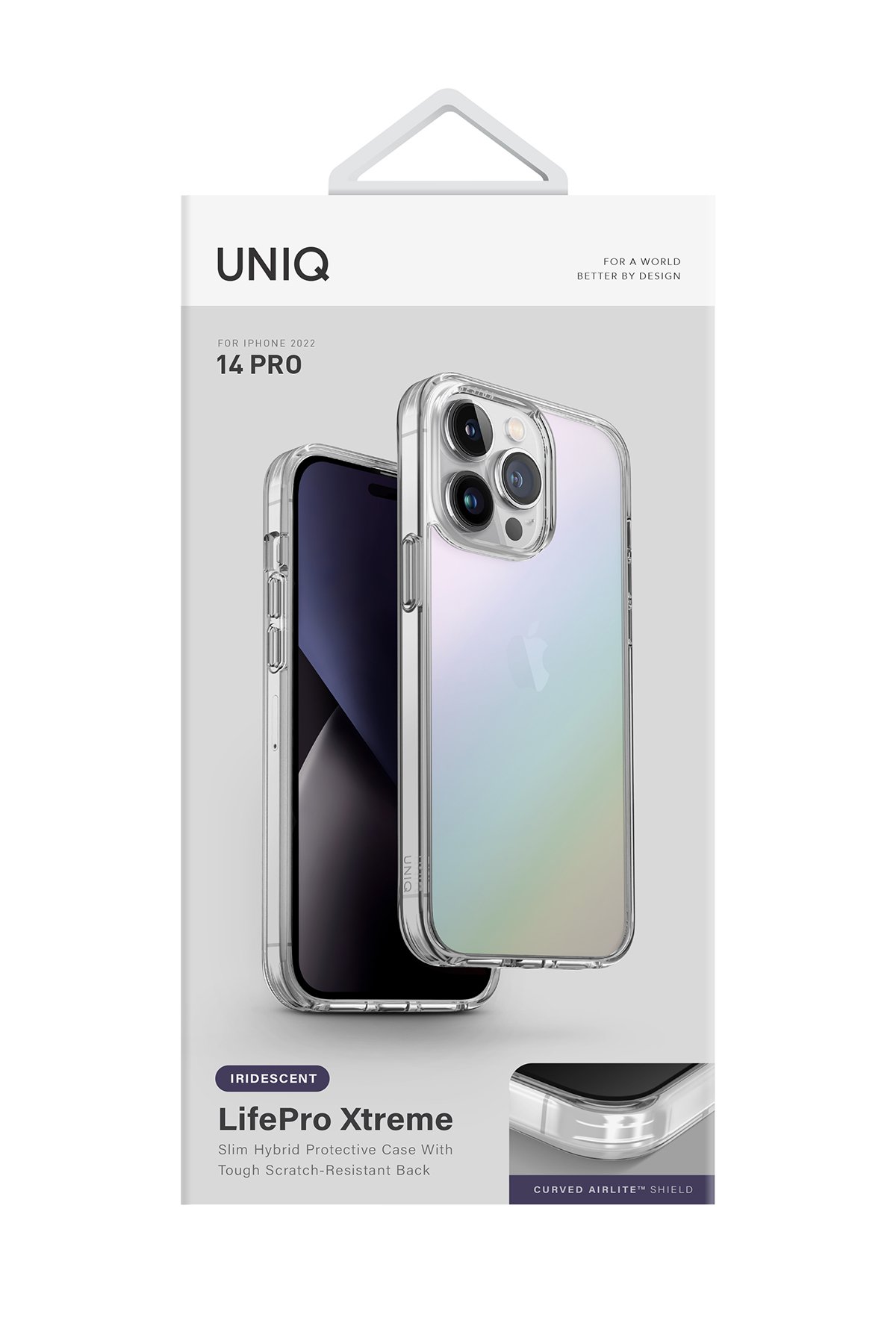 Uniq iPhone 14 Pro Heldro Mount Kapak - Derin Mor