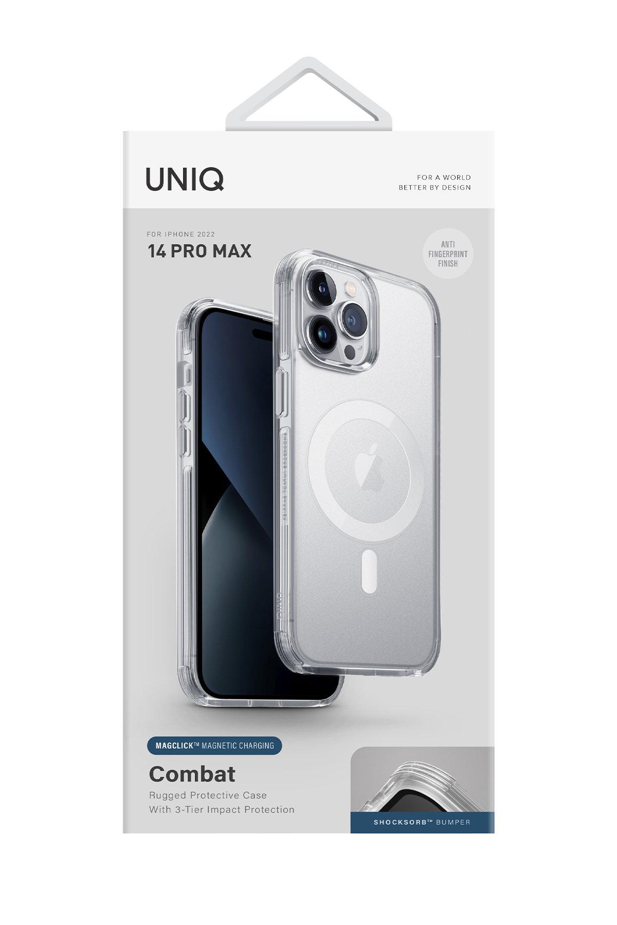 Uniq iPhone 14 Pro Max Air Fender Kapak - Füme