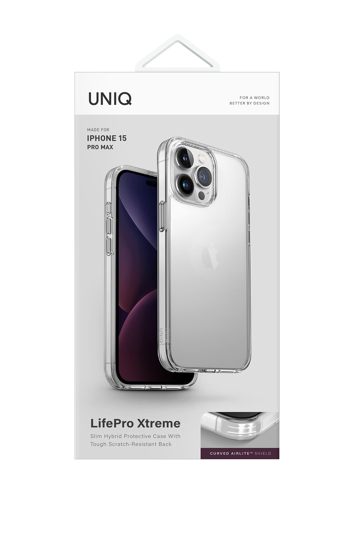 Uniq iPhone 15 Pro Combat Kapak - Siyah