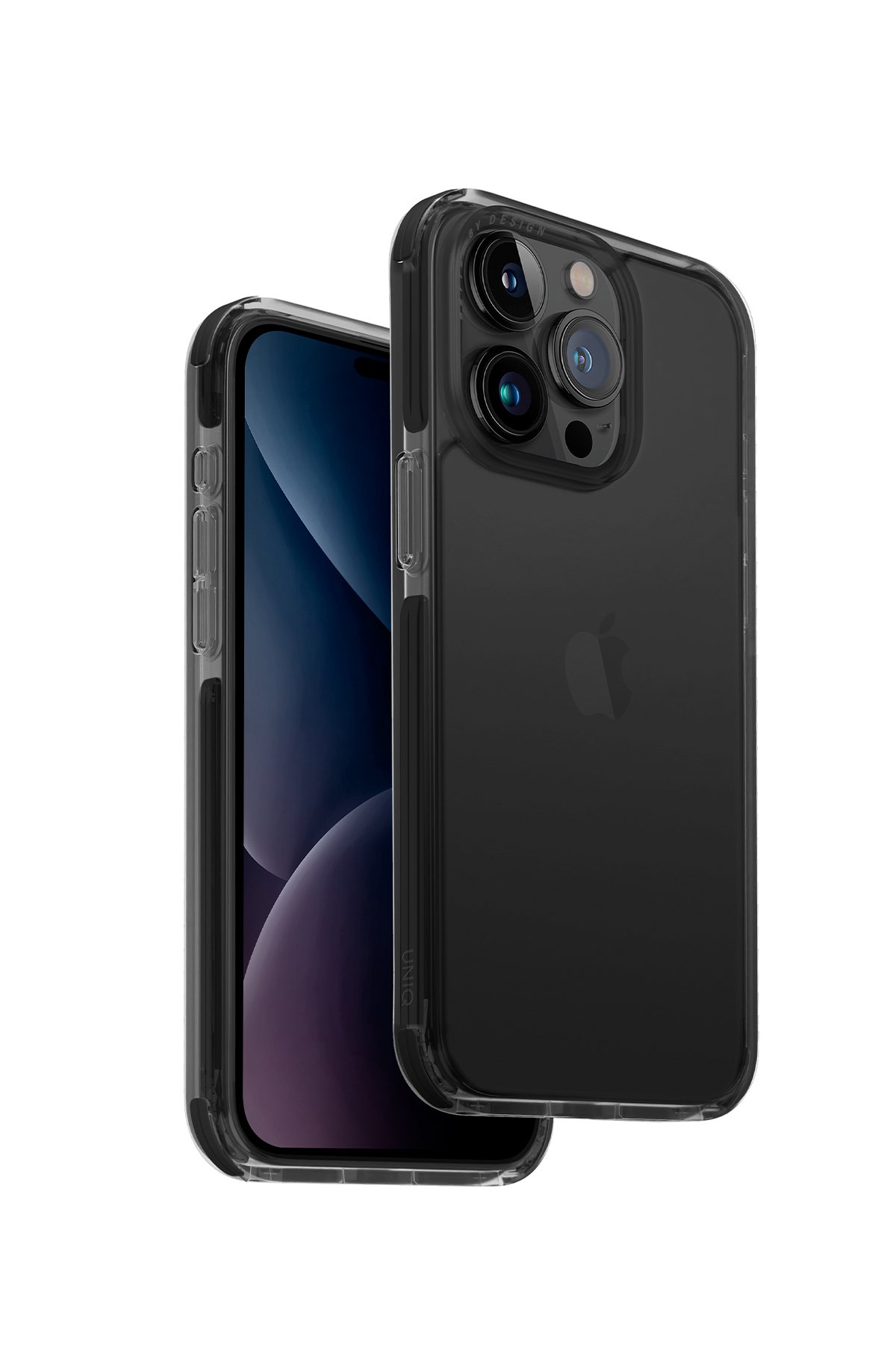 Uniq iPhone 15 Pro Max Optix Anti Reflective Cam Ekran Koruyucu - Siyah