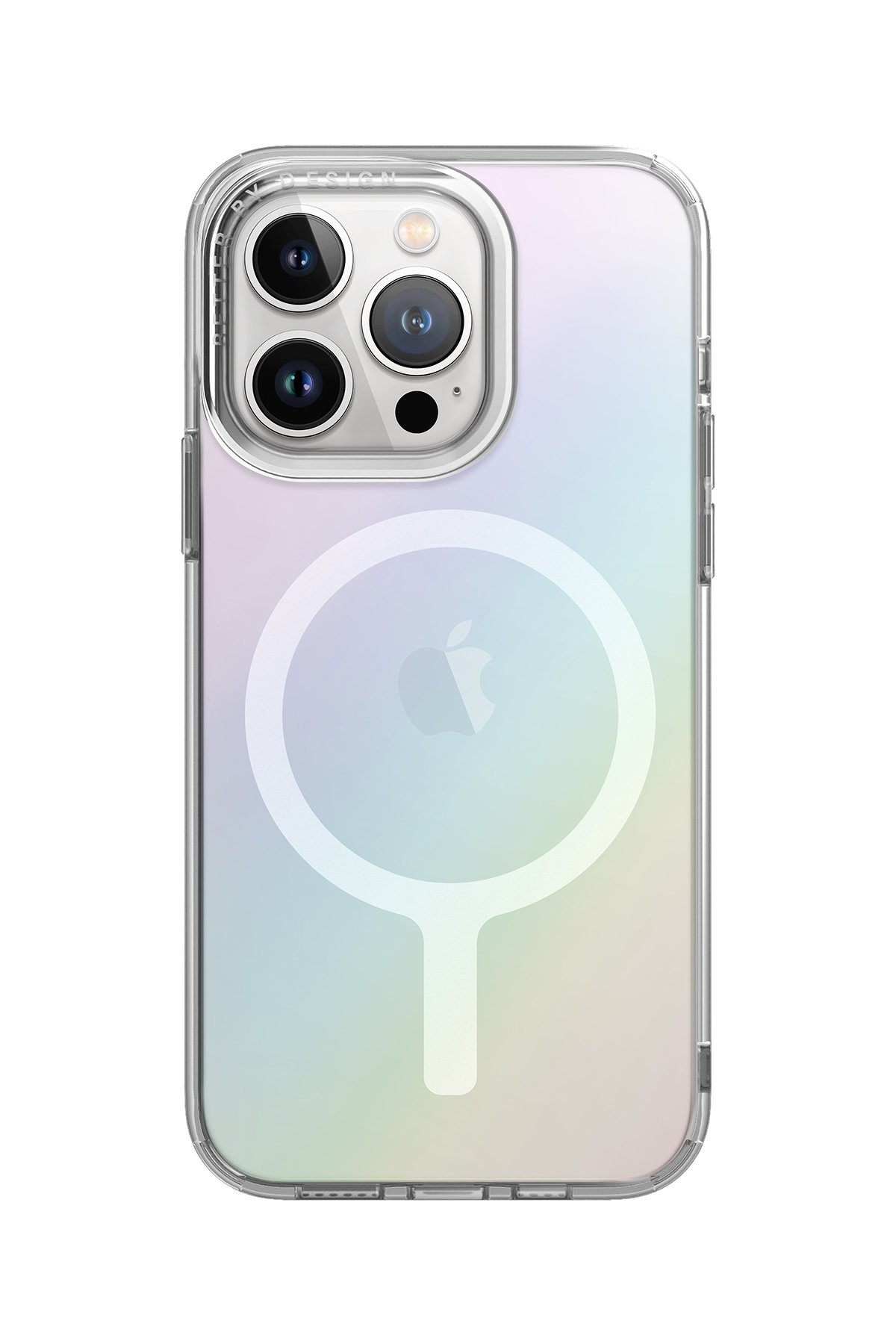 Uniq iPhone 15 Pro Max Optix Çelik Çerçeveli Sapphire Kamera Lens Koruyucu - Gri