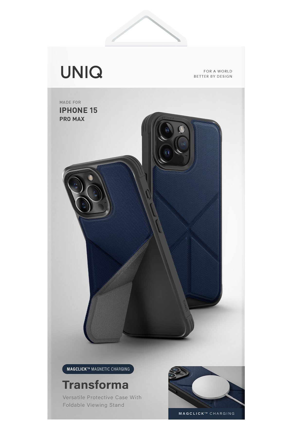 Uniq iPhone 15 Pro Max Optix Mat Ekran Koruyucu - Siyah