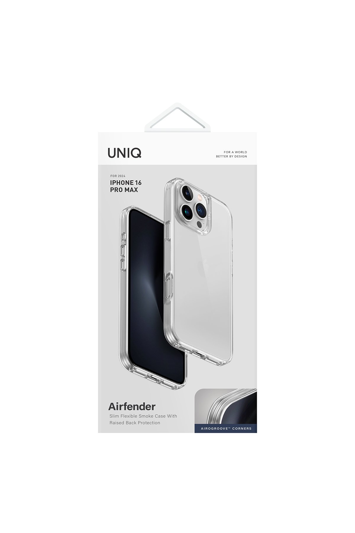 Uniq iPhone 16 Pro Lino Hue Magsafe Kapak - Gri