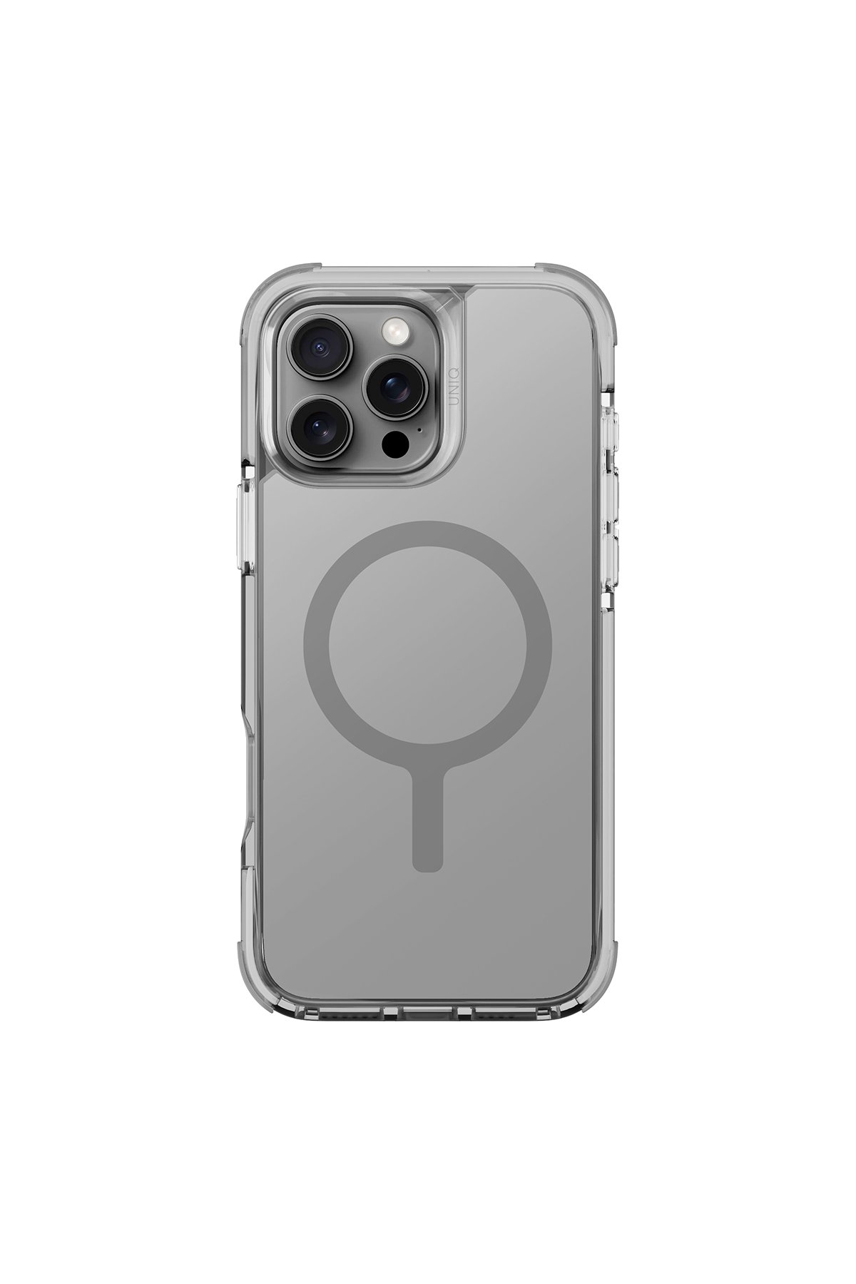 Uniq iPhone 16 Pro Optix Alüminyum Kamera Lens Koruyucu - Gri