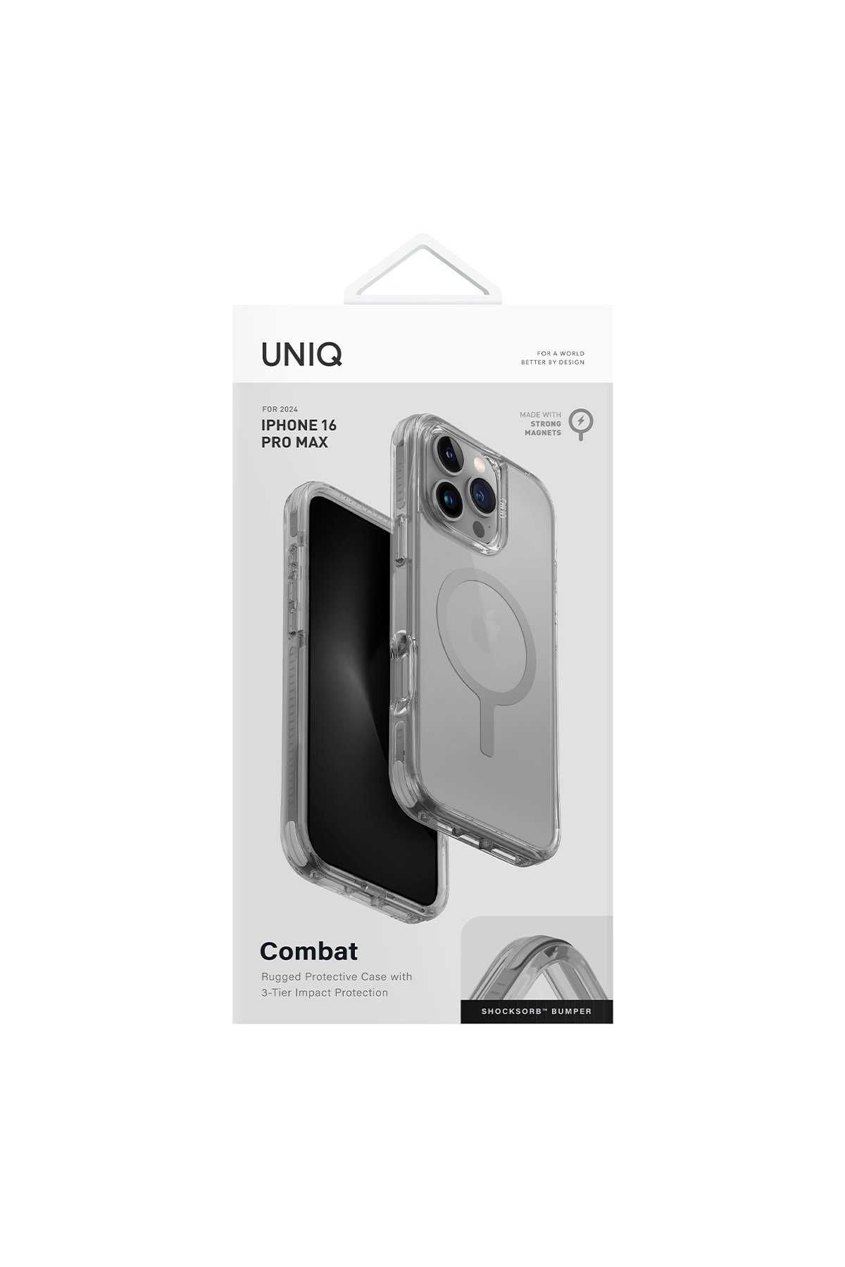 Uniq iPhone 16 Pro Optix Alüminyum Kamera Lens Koruyucu - Gri