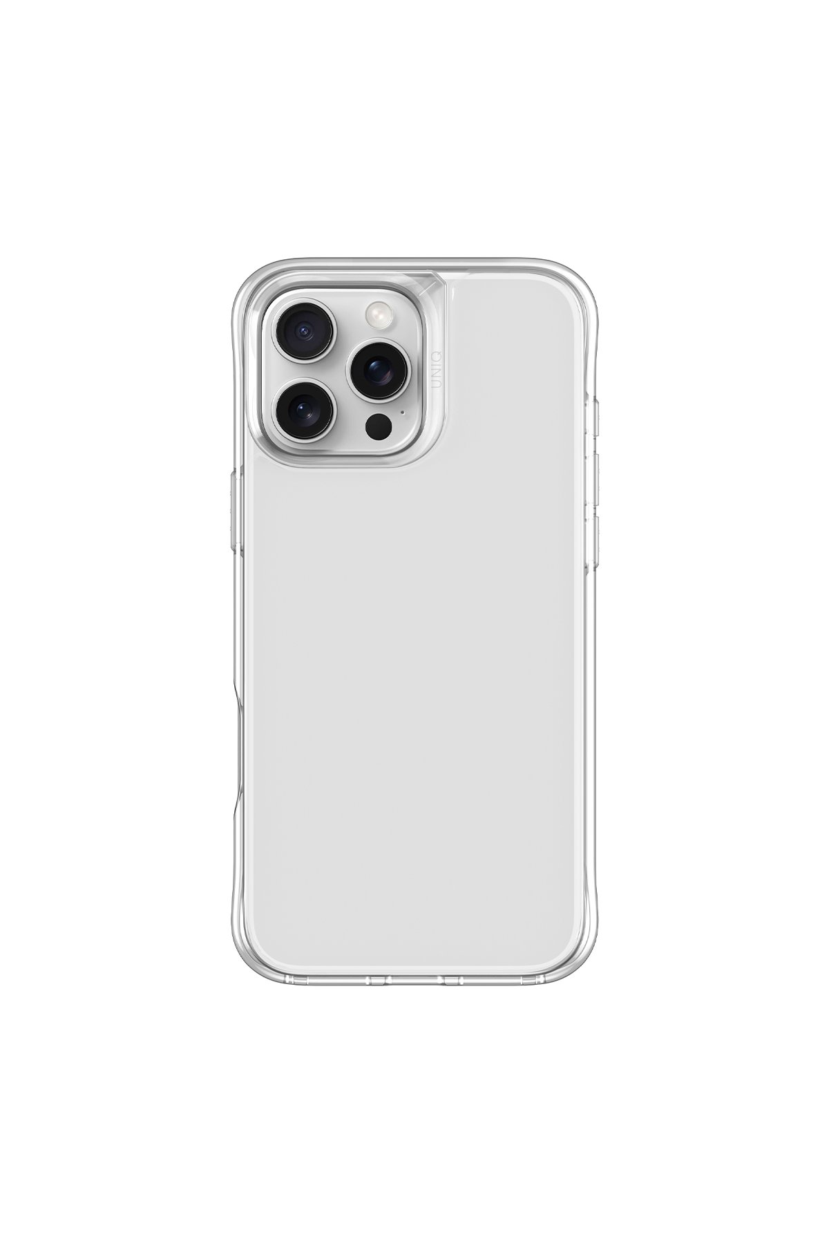 Uniq iPhone 16 Pro Optix Çelik Çerçeveli Sapphire Kamera Lens Koruyucu - Siyah