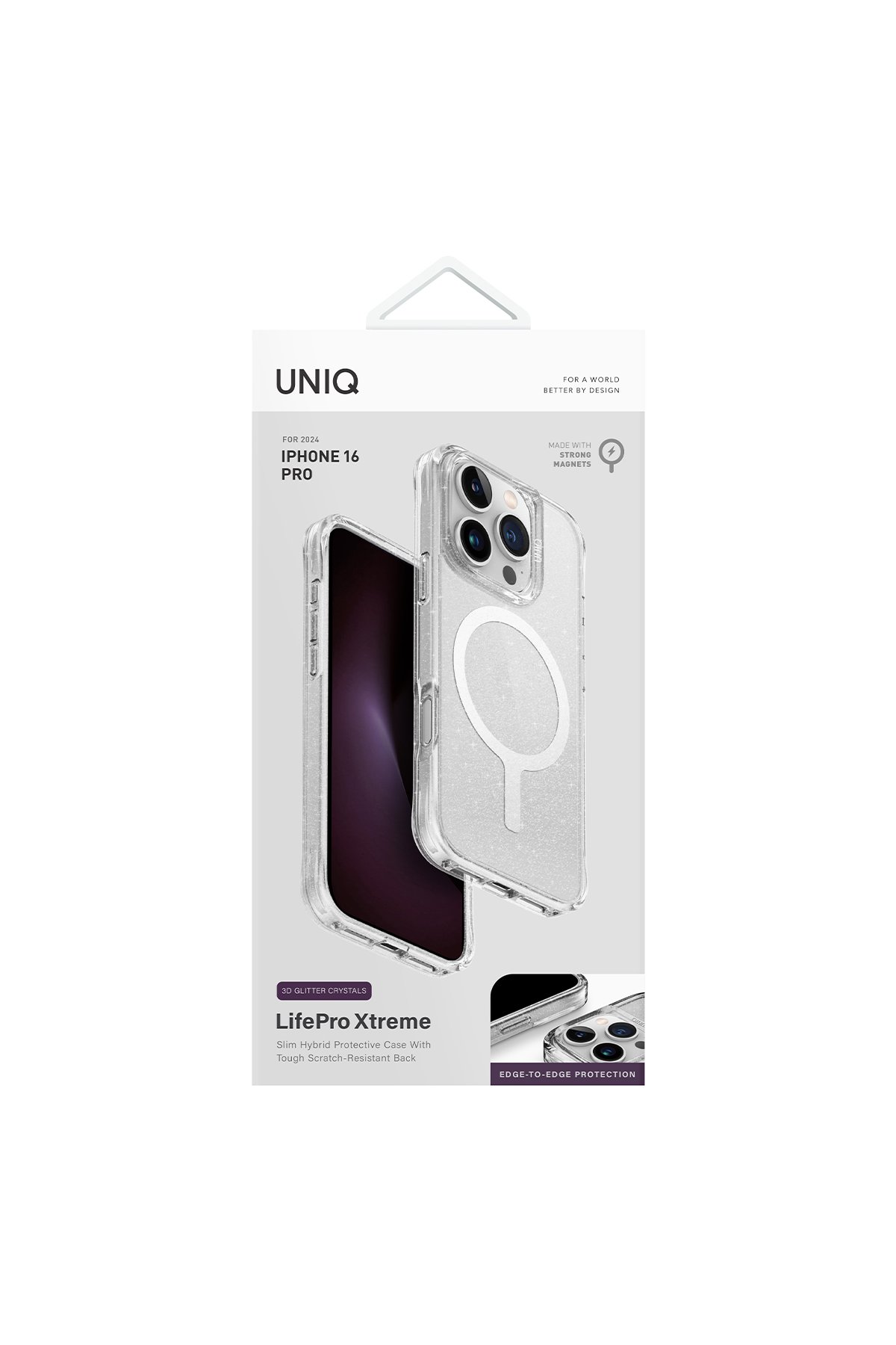 Uniq iPhone 16 Pro LifePro Xtreme Kapak - Şeffaf