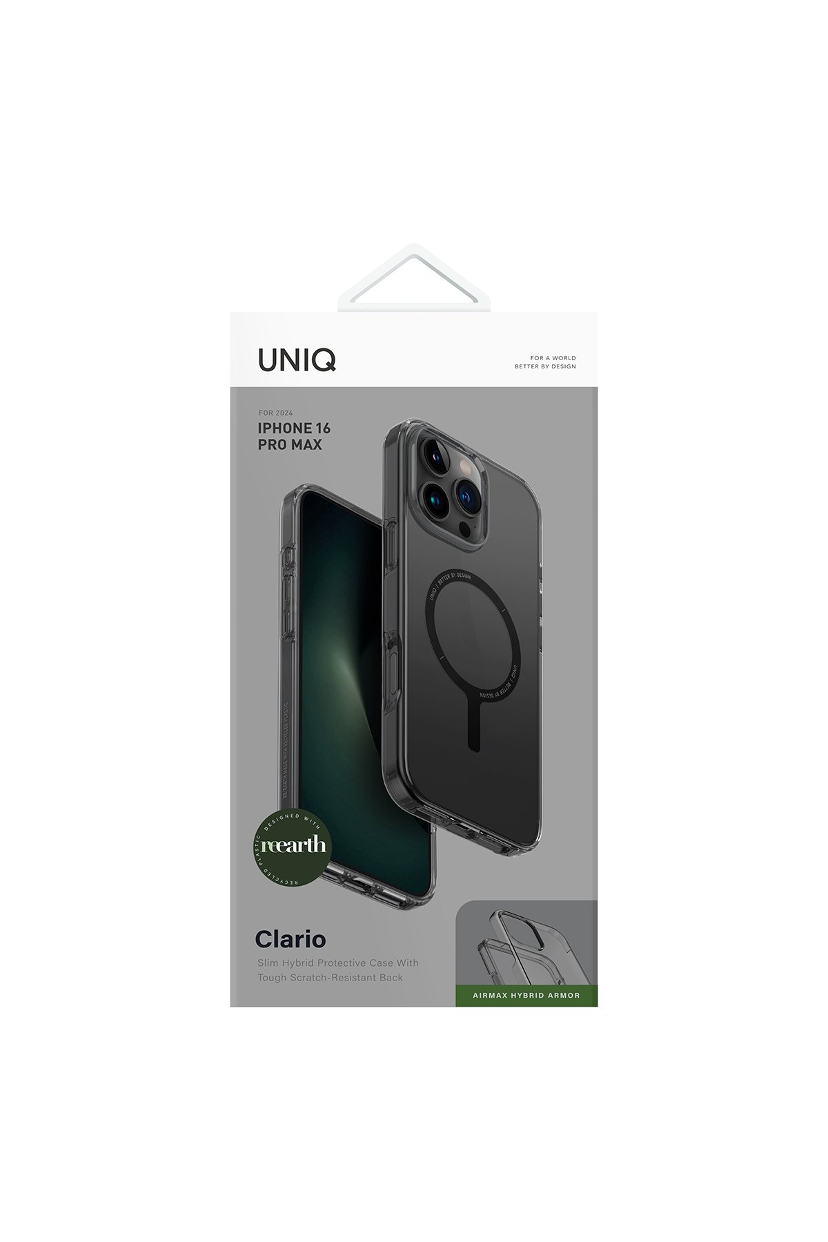 Uniq iPhone 16 Pro Max Heldro Max Magsafe Standlı Kapak - Titan Gri