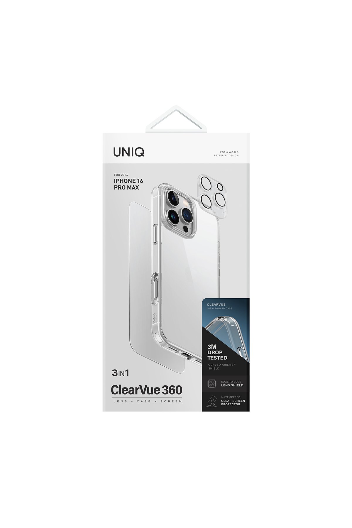 Uniq iPhone 16 Pro Max Air Fender Kapak - Şeffaf