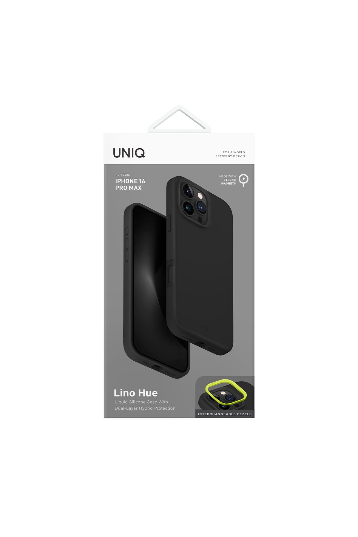 Uniq iPhone 16 Pro Max Optix Mat Ekran Koruyucu - Siyah