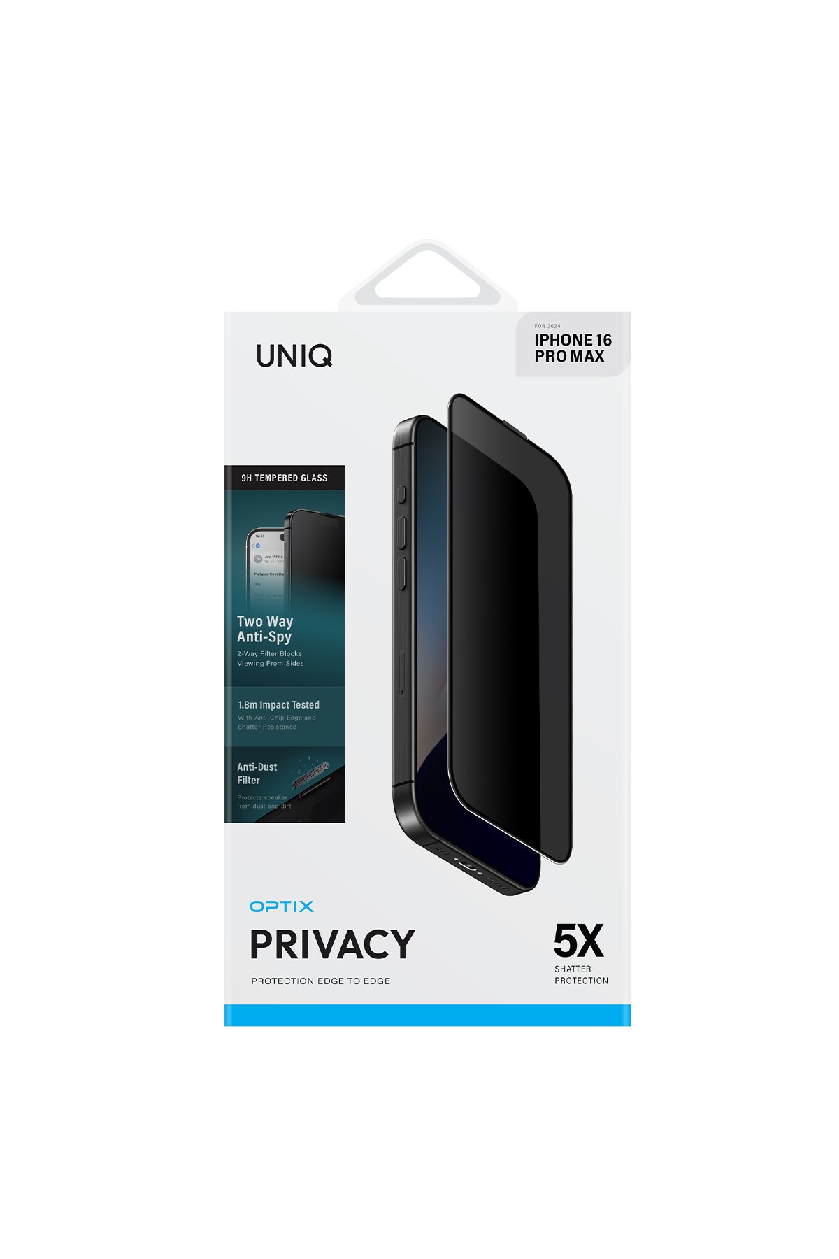 Uniq iPhone 16 Pro LifePro Xtreme Kapak - Şeffaf