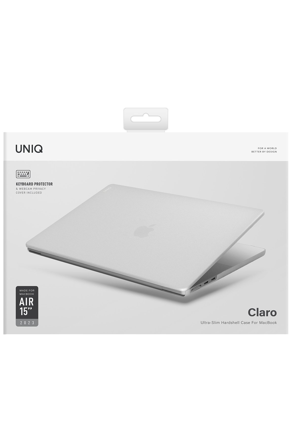 Uniq Macbook Pro 14 (2021) Claro Mat Macbook Kapak - Gri