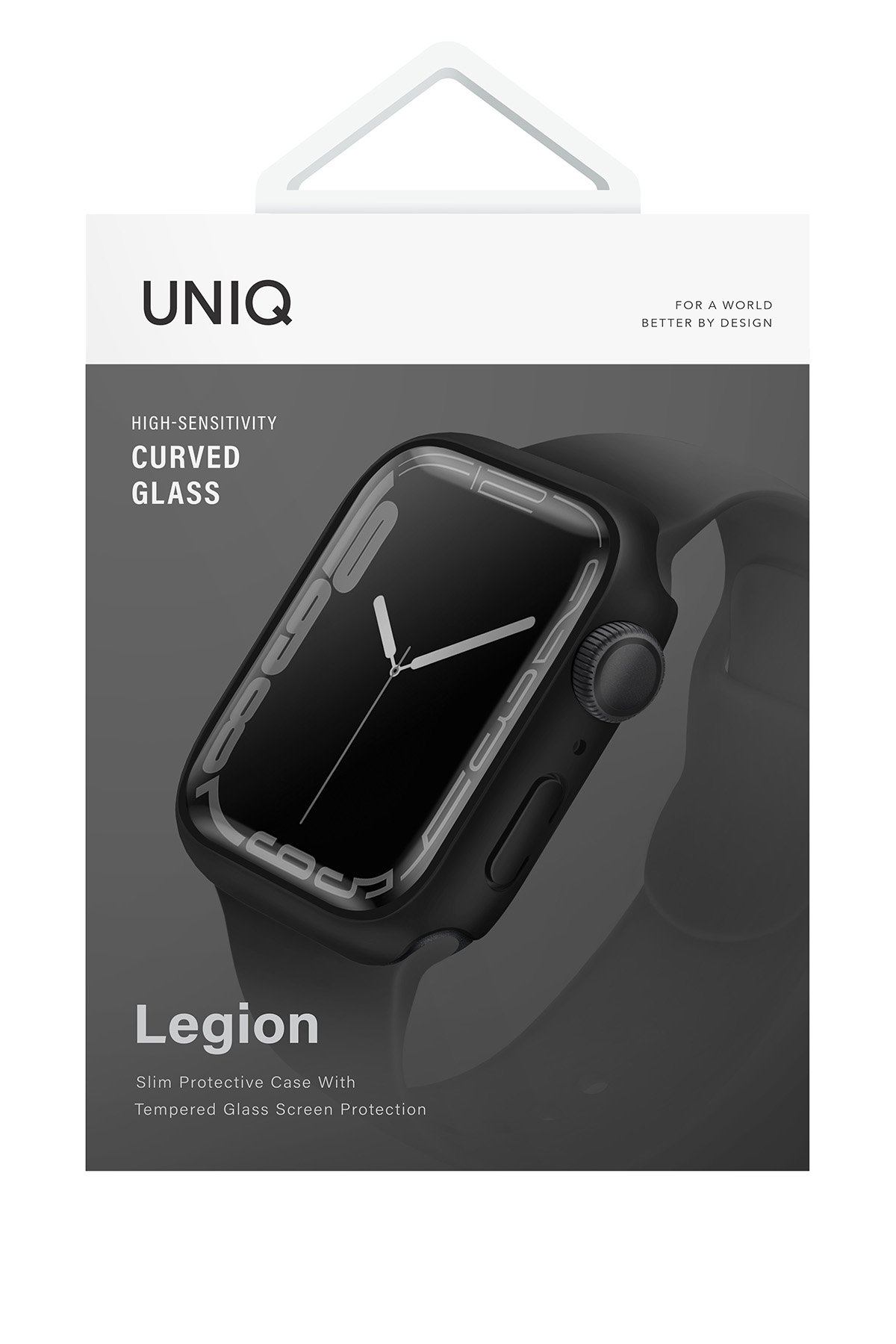 Uniq Watch 41mm Moduo Camlı Kasa Ekran Koruyucu - Gümüş-Gri