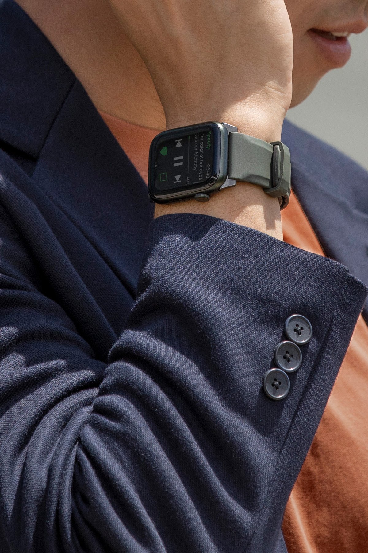 Uniq Watch 45mm Nautic Camlı Kasa Ekran Koruyucu - Gri