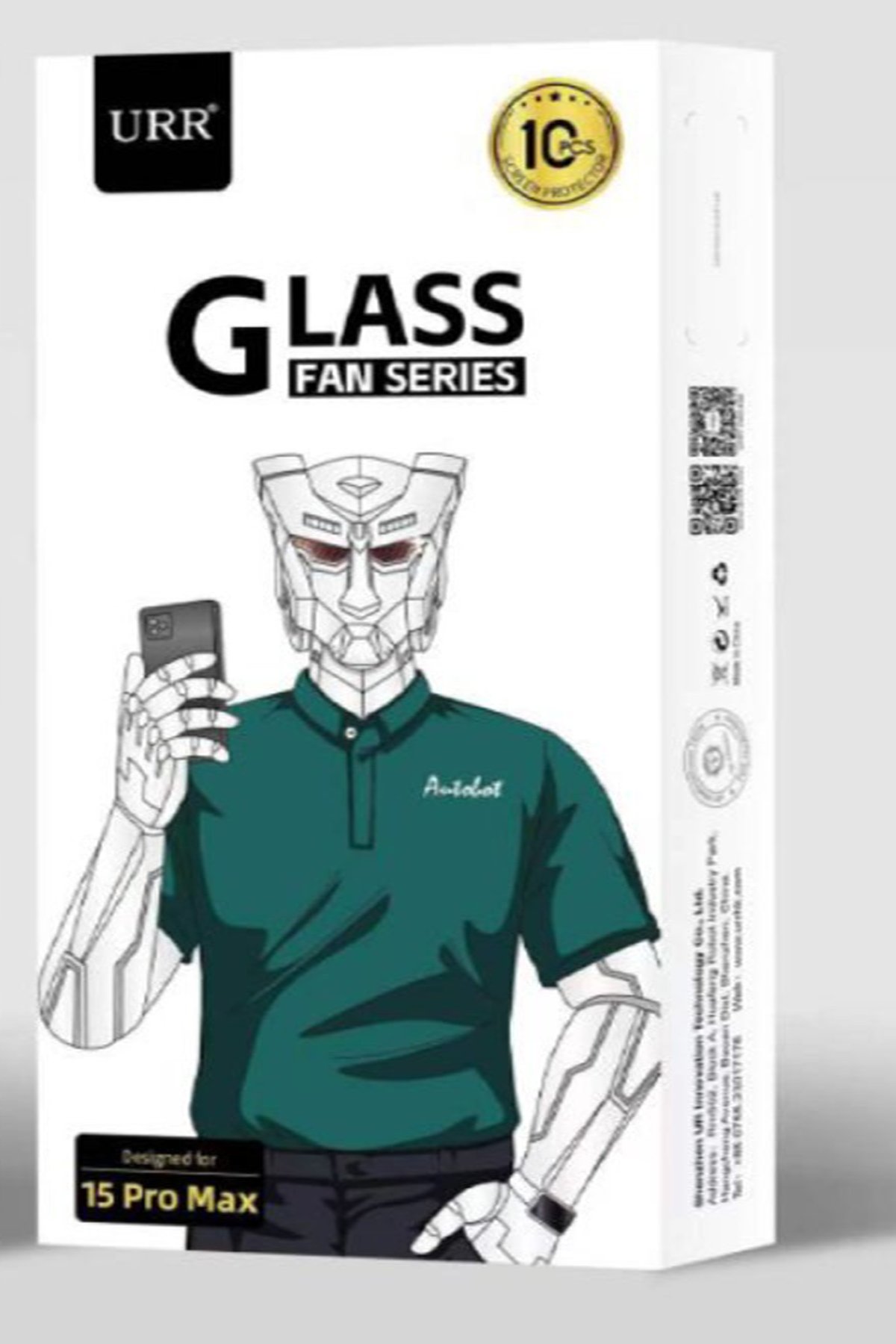 URR iPhone 14 Pro Max Titanium Alloy Kamera Lens Koruyucu - Gümüş