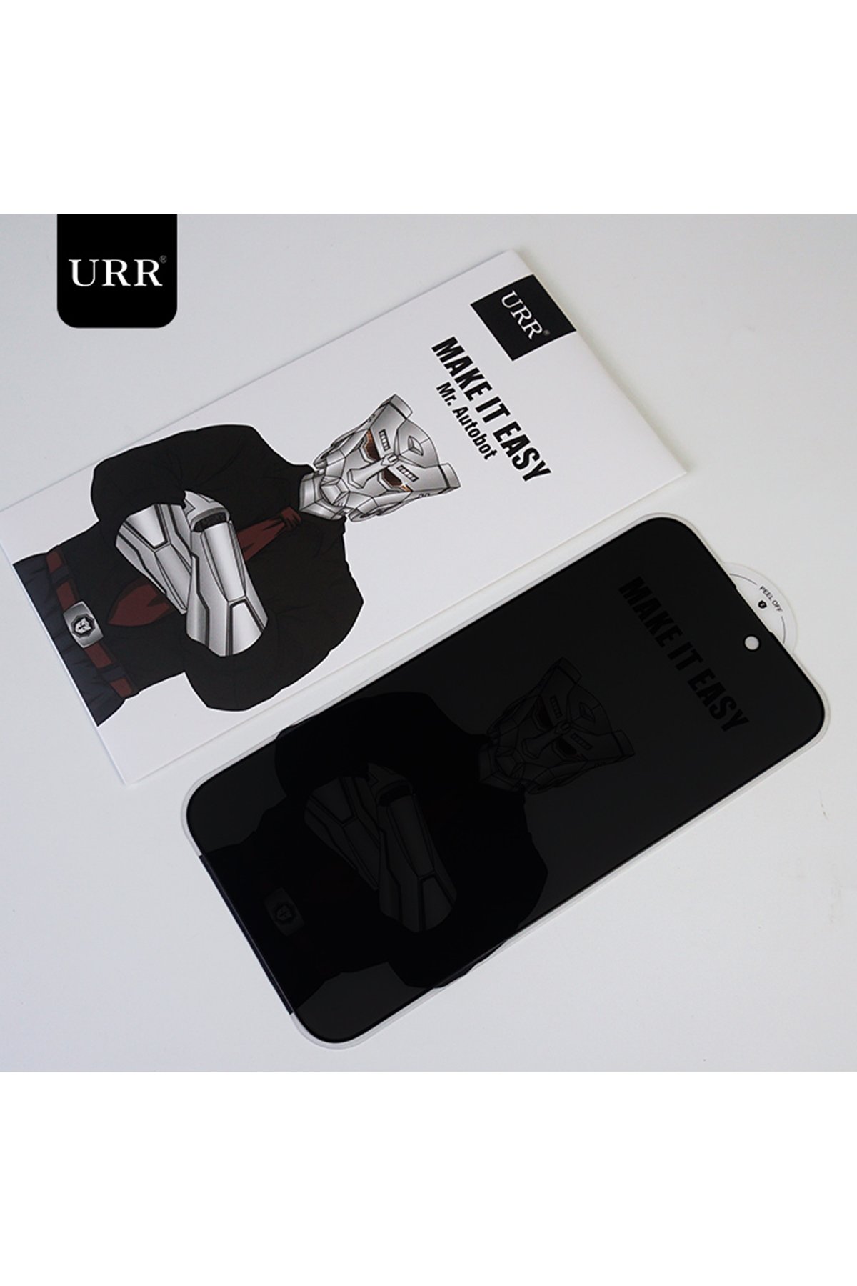 URR iPhone 14 Pro Max Titanium Alloy Kamera Lens Koruyucu - Derin Mor