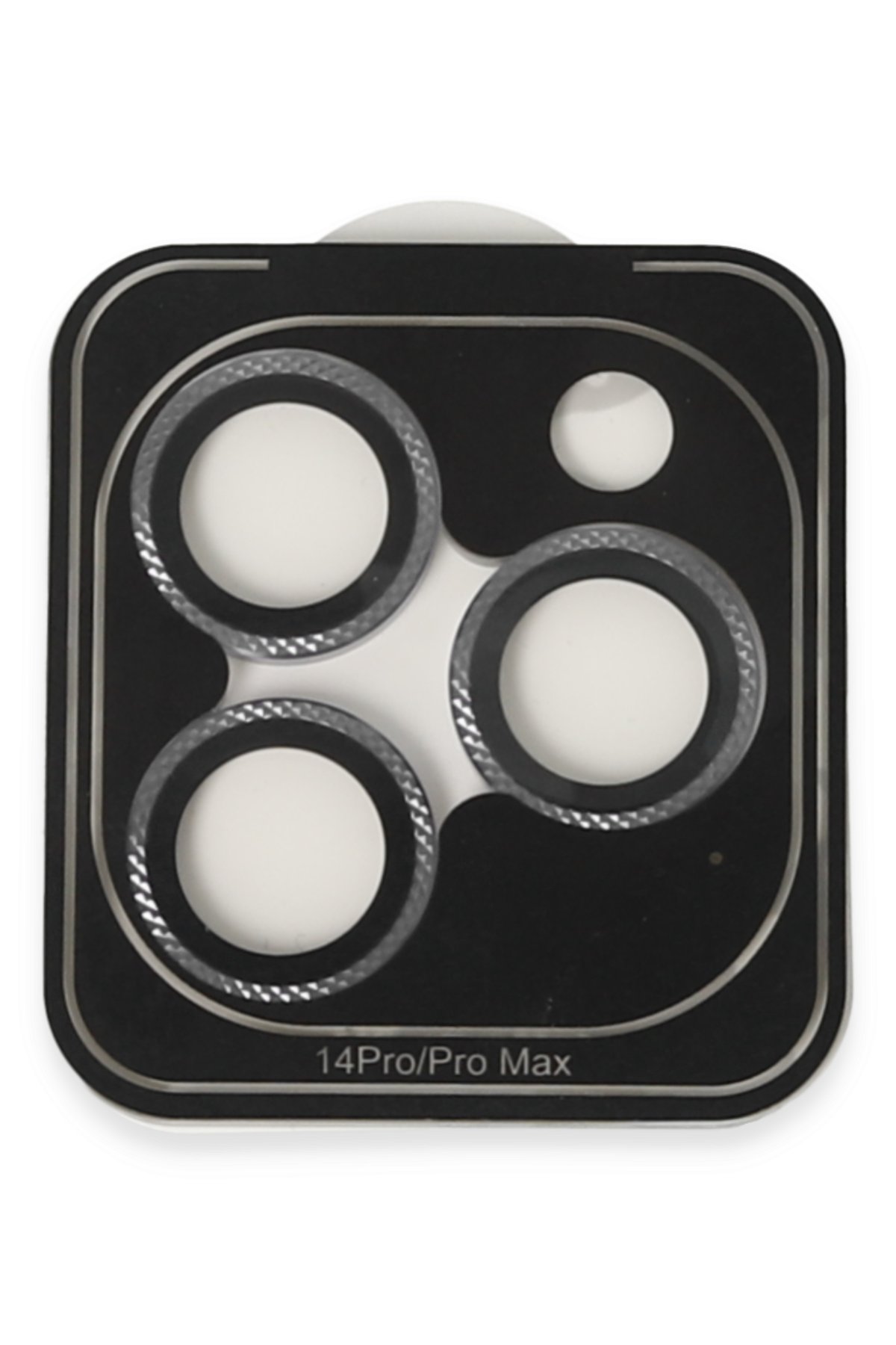 URR iPhone 15 Pro Max 3D Silikon Edge HD Cam Ekran Koruyucu - Siyah