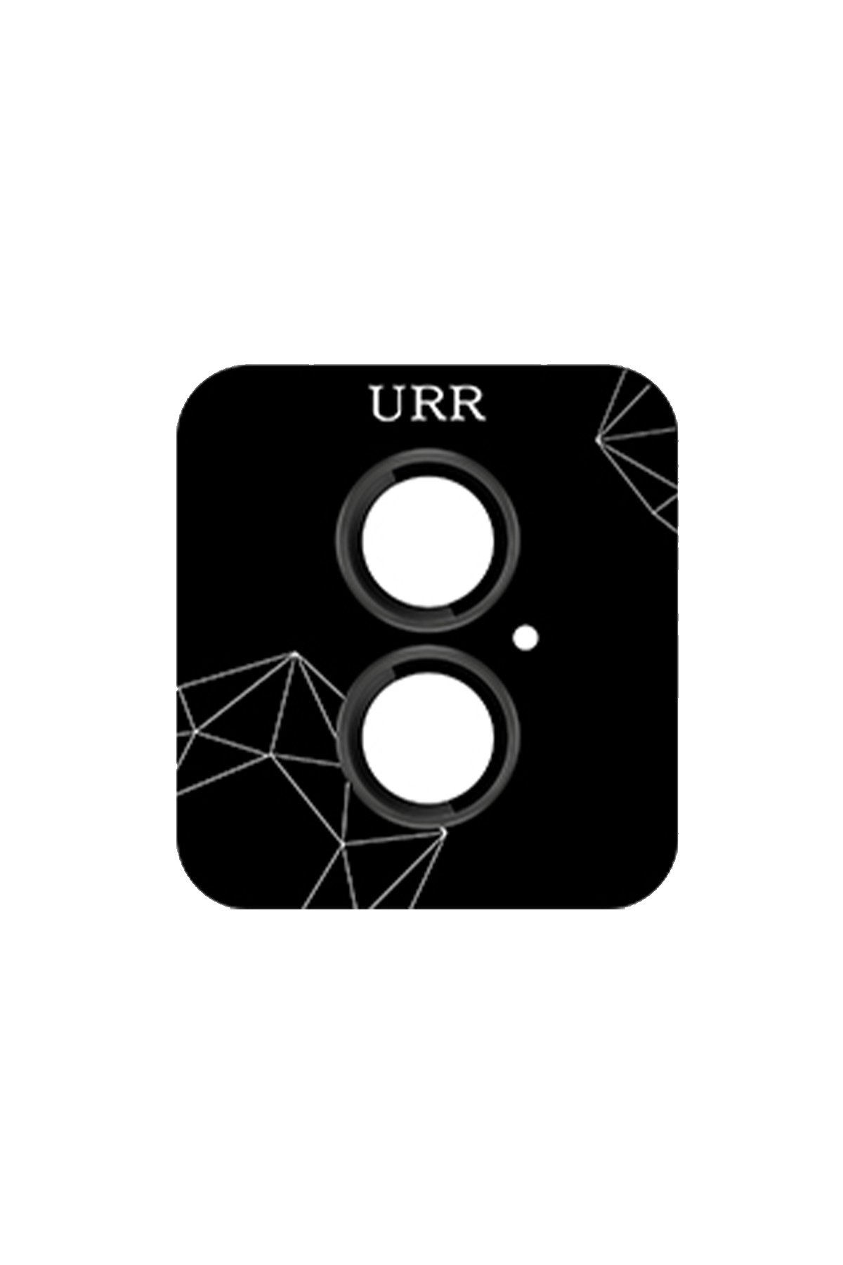 URR iPhone 16 Titanium Alloy Kamera Lens Koruyucu - Gümüş