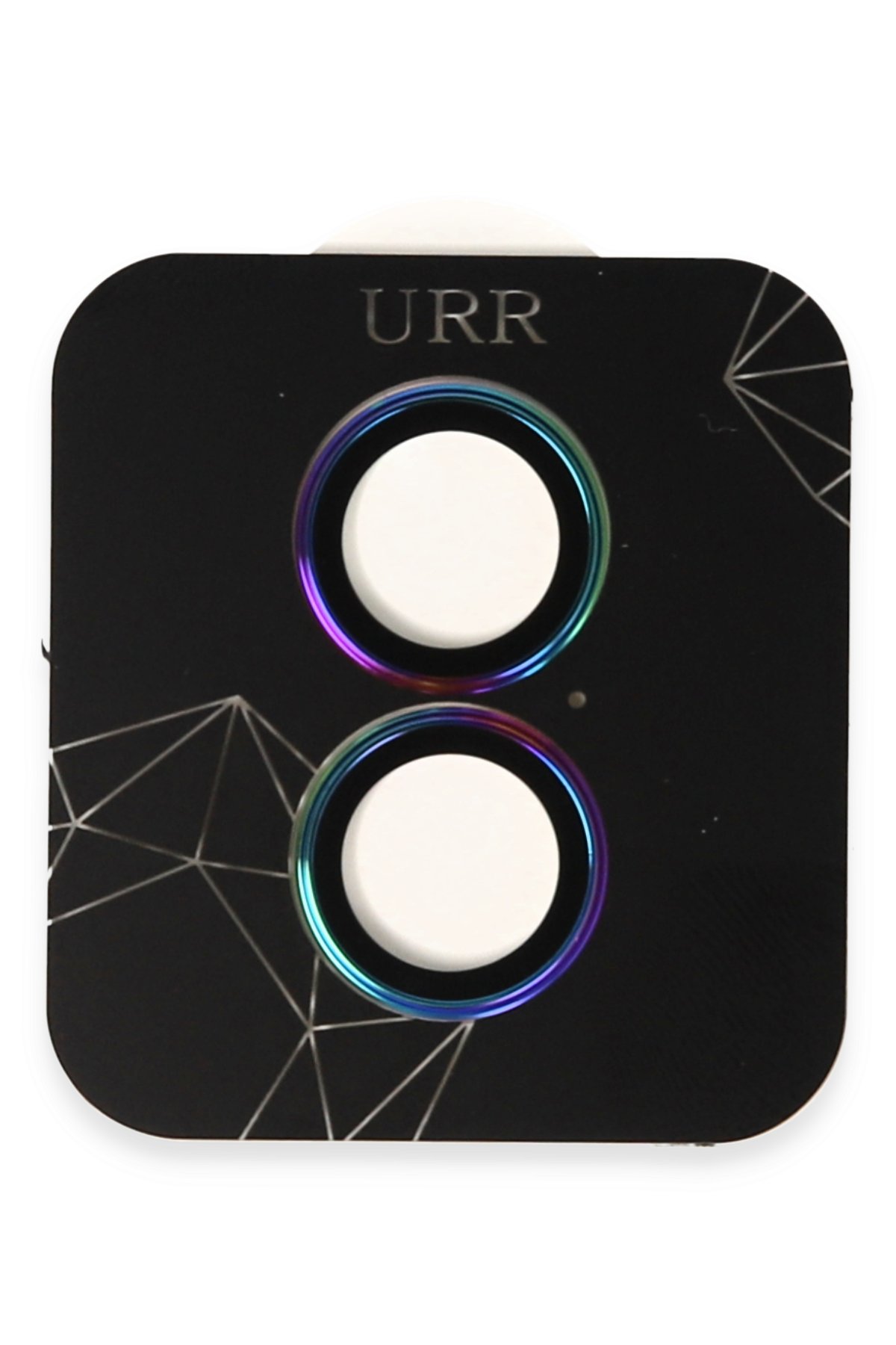 URR iPhone 16 Plus Titanium Alloy Kamera Lens Koruyucu - Siyah