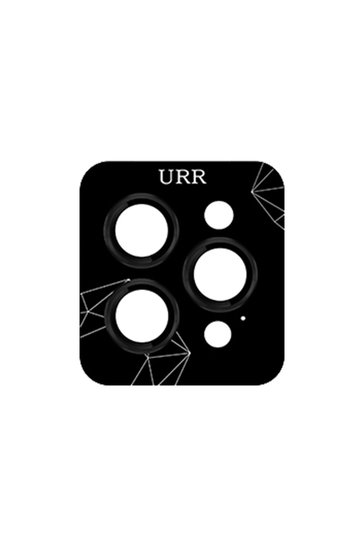 URR iPhone 16 Pro 3D Privacy Resin Edge Cam Ekran Koruyucu - Siyah