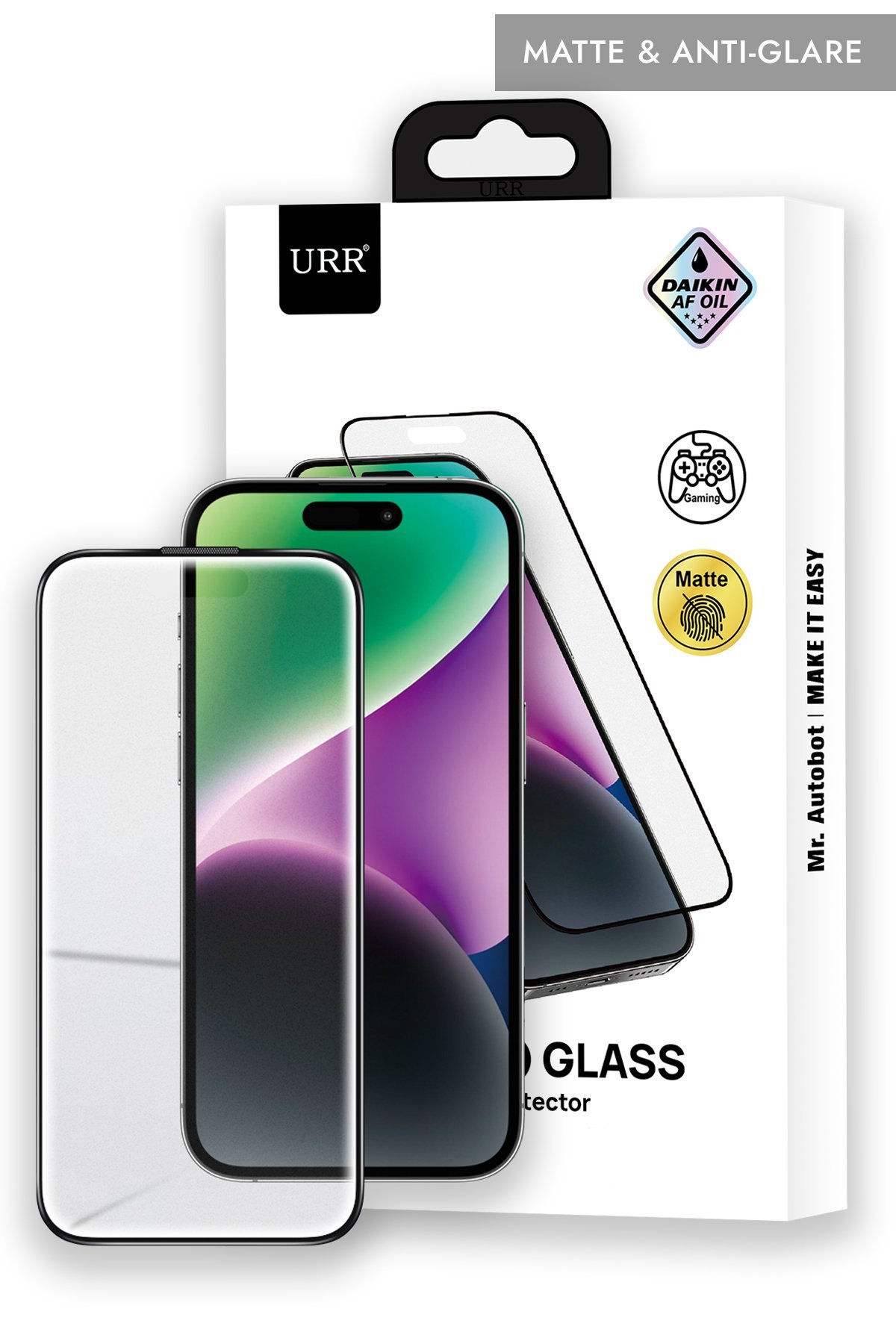 URR iPhone 16 Pro Titanium Alloy Kamera Lens Koruyucu - Gümüş