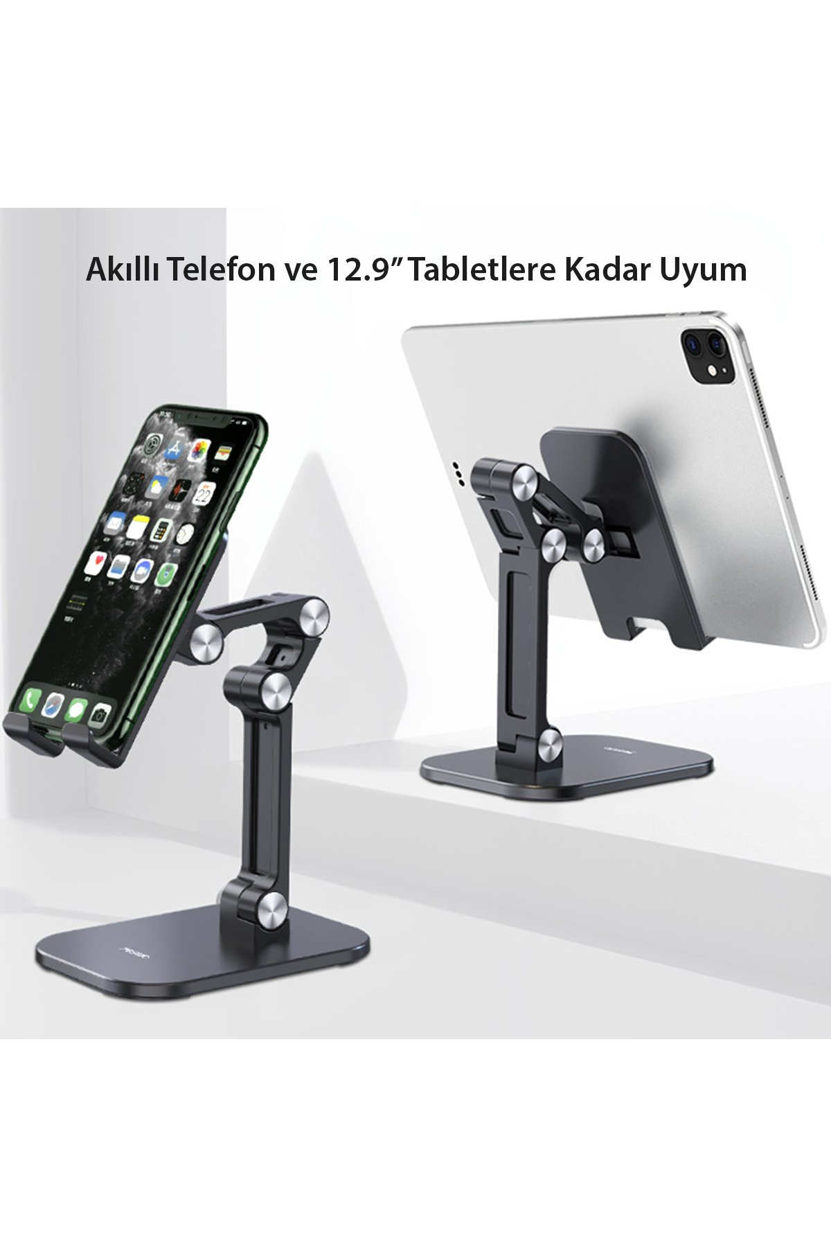 Yesido C183 360 Derece Ayarlanabilir Metal Tablet Standı - Siyah