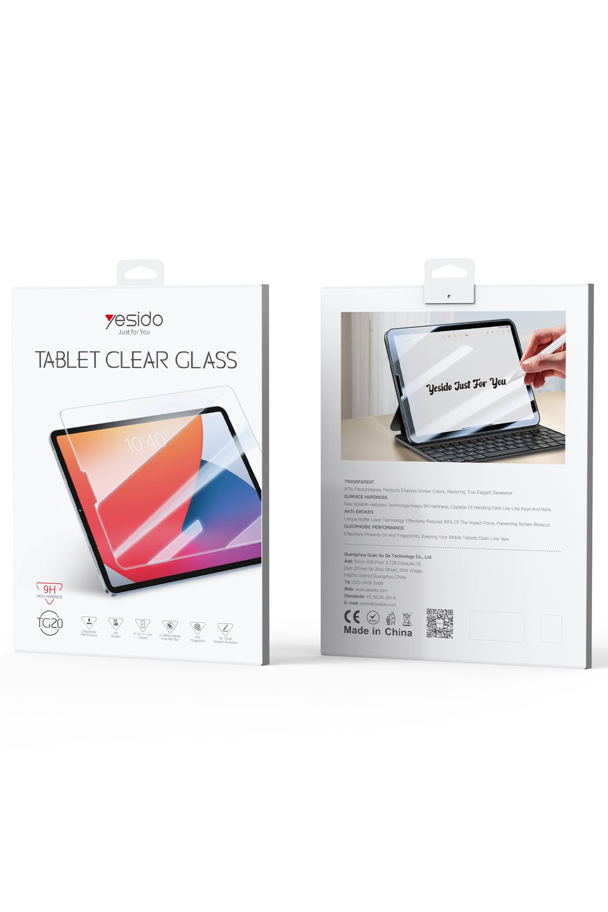 Yesido KB23 iPad Air 4 10.9 Folio Klavyeli Tablet Kılıfı - Siyah