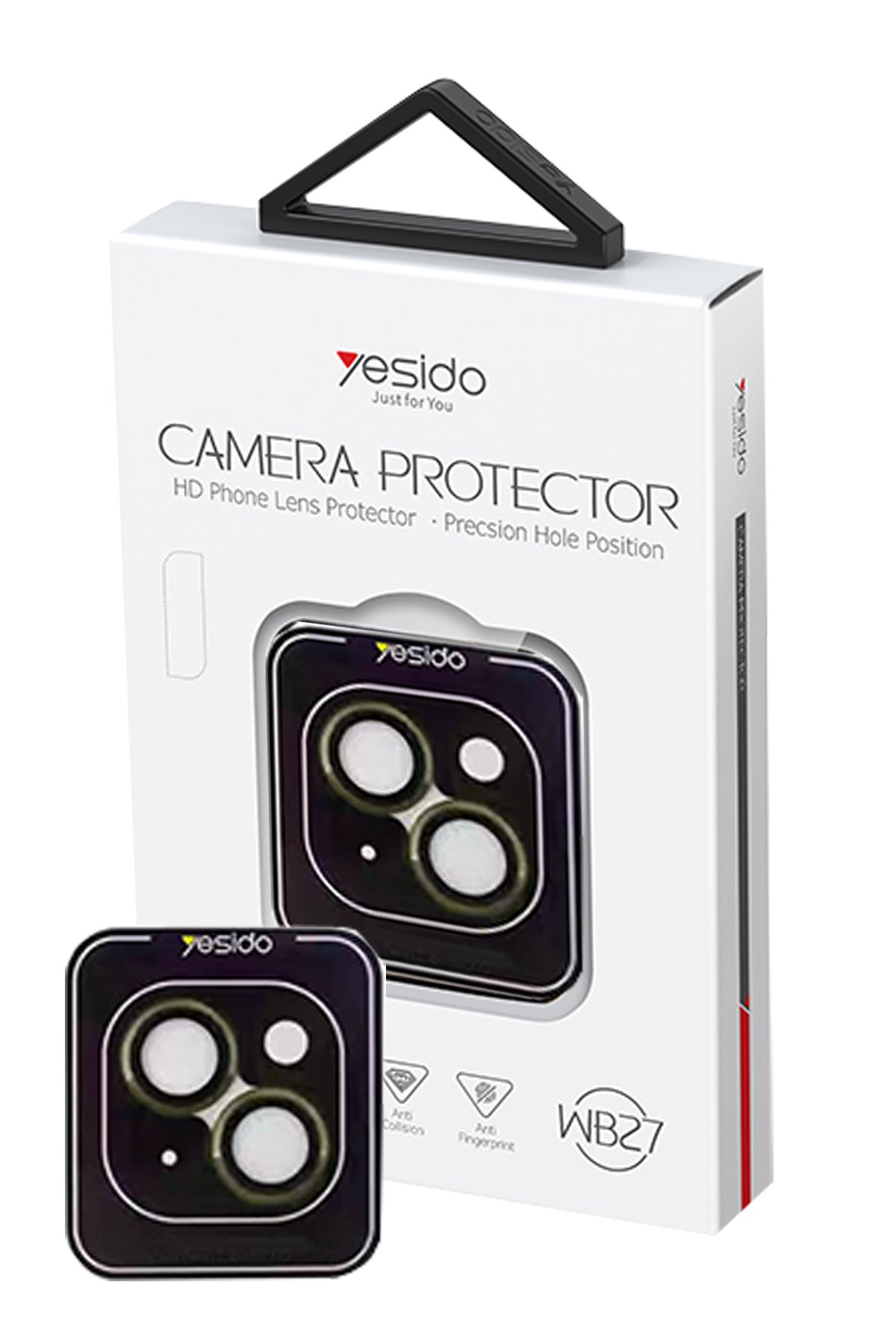 Yesido iPhone 14 Plus WB27 Metal Kamera Lens - Derin Mor