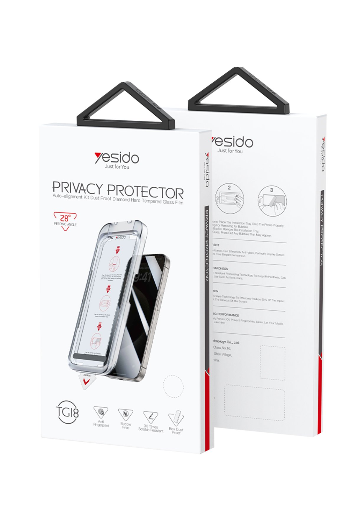 Yesido iPhone 14 Pro Max WB27 Metal Kamera Lens - Derin Mor