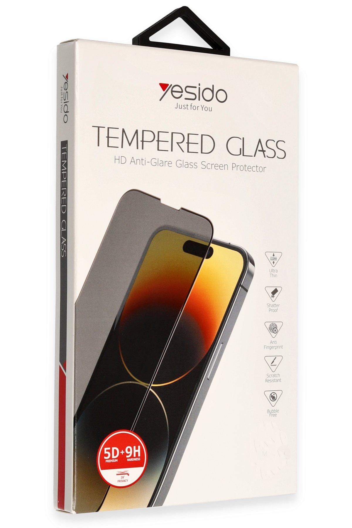 Yesido iPhone 15 Pro Max WB27 Metal Kamera Lens - Beyaz