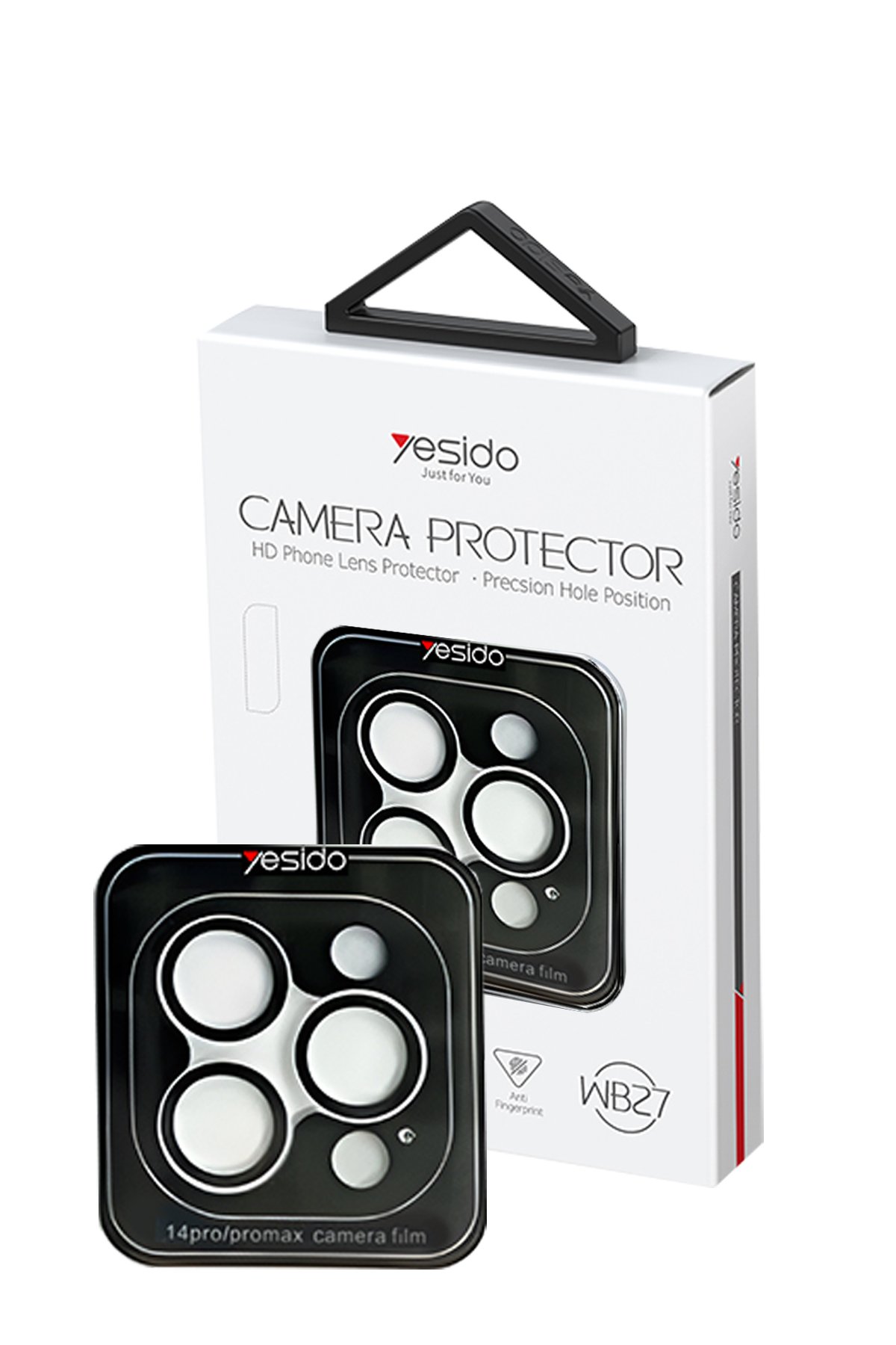 Yesido iPhone 15 Pro WB27 Metal Kamera Lens - Lacivert