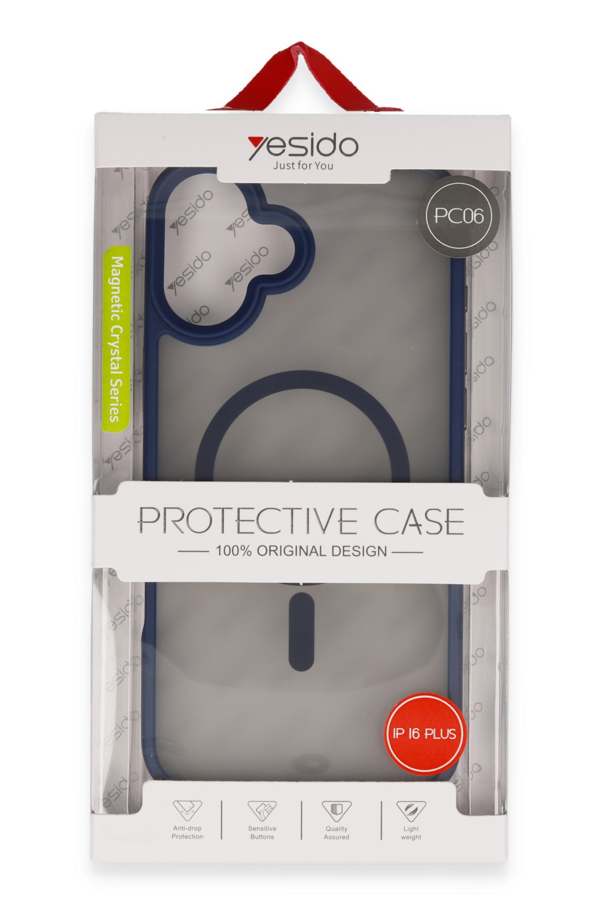 Yesido iPhone 16 Plus PC15 Razor Magsafe Standlı Kapak - Siyah